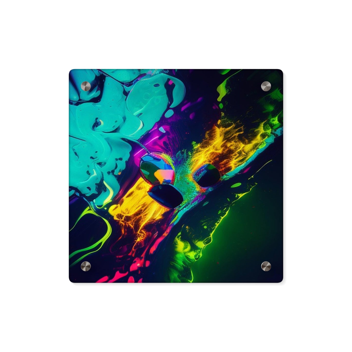 Acrylic Wall Art Panels Florescent Glow 4