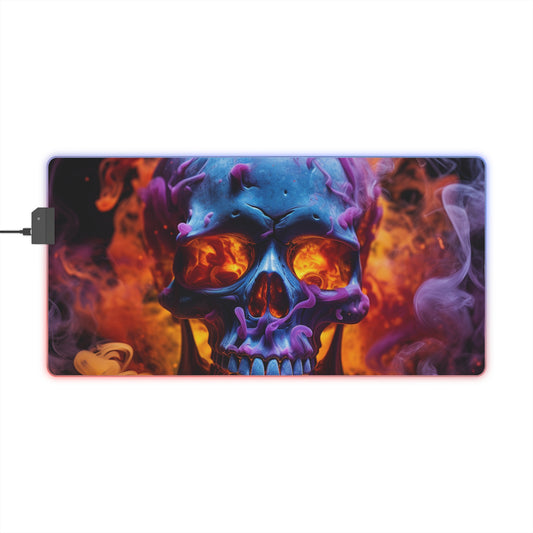 LED Gaming Mouse Pad Macro Skull 3