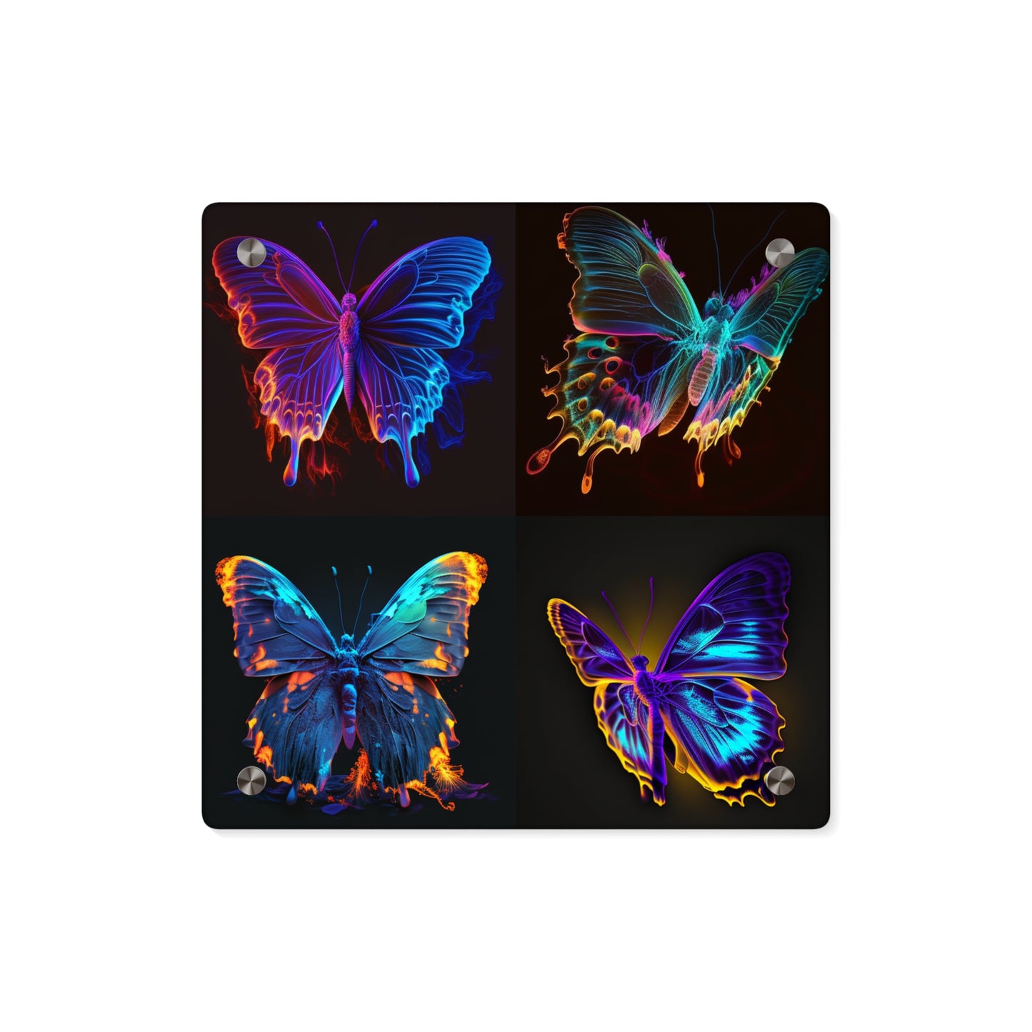 Acrylic Wall Art Panels Thermal Butterfly 5