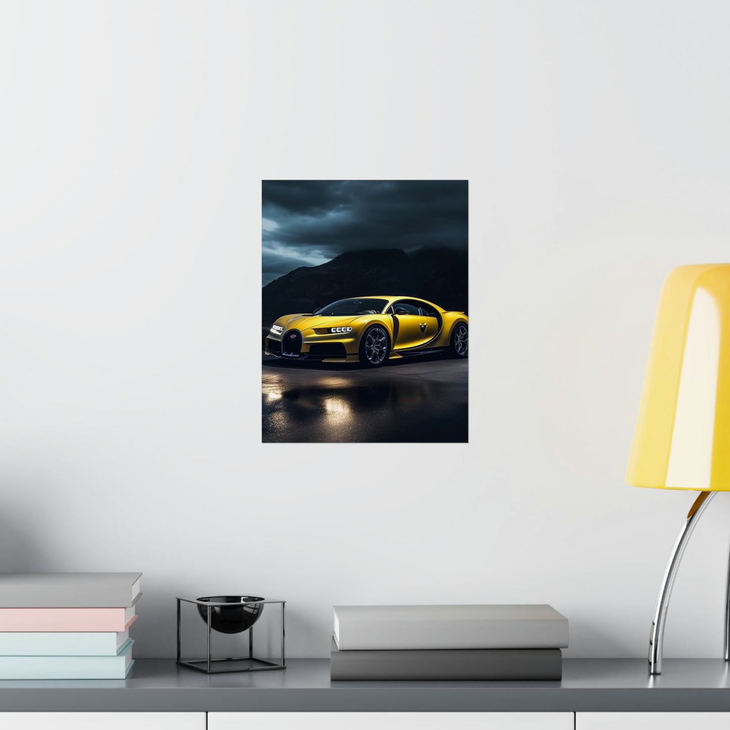 Premium Matte Vertical Posters Bugatti Real Look 4