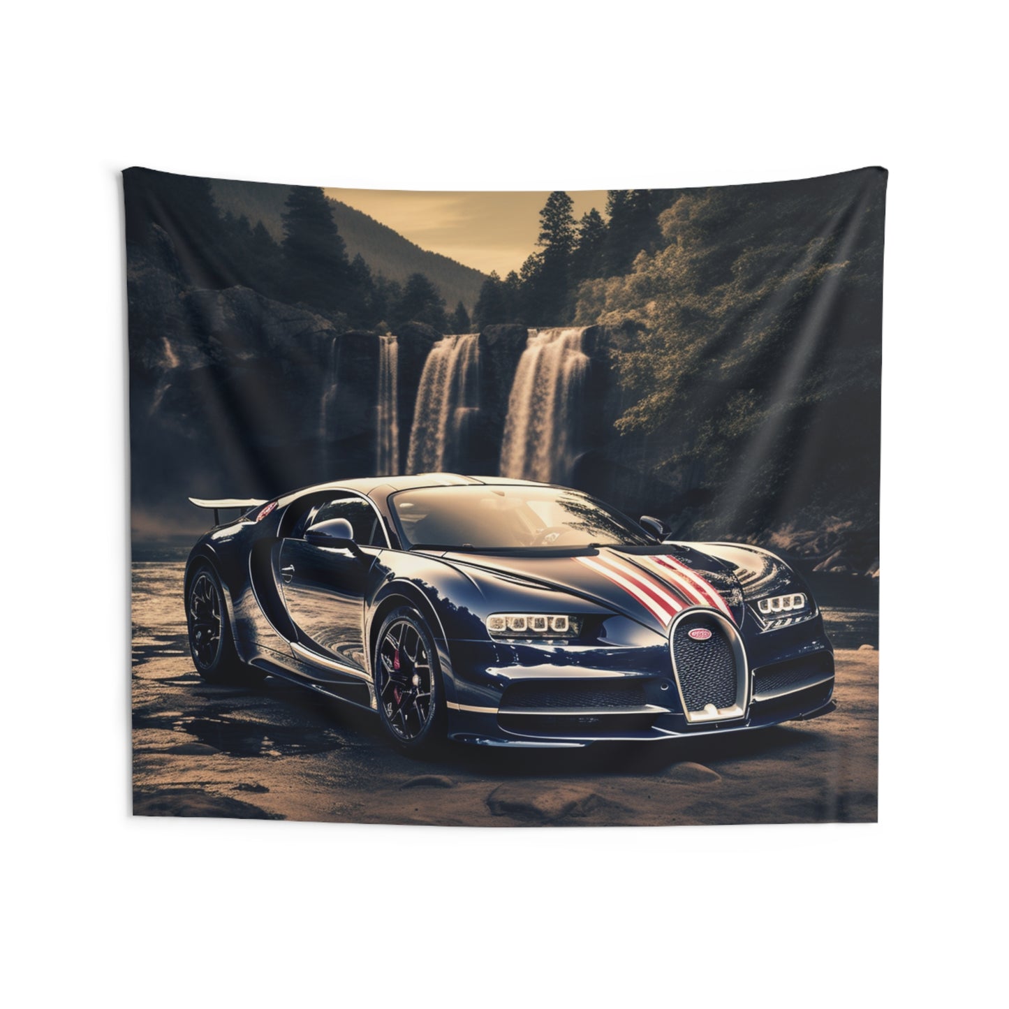 Indoor Wall Tapestries Bugatti Waterfall 2