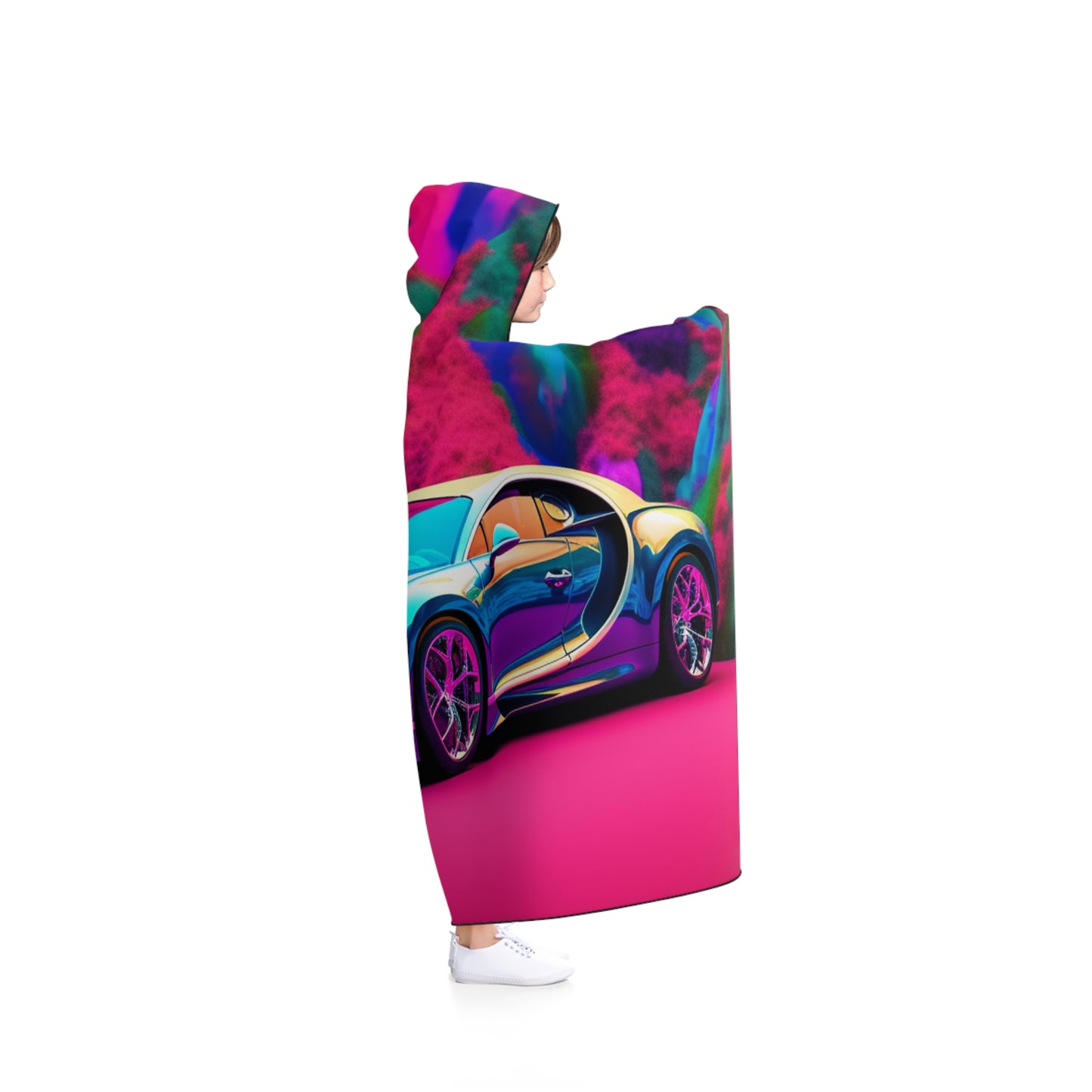 Hooded Blanket Florescent Bugatti Flair 4