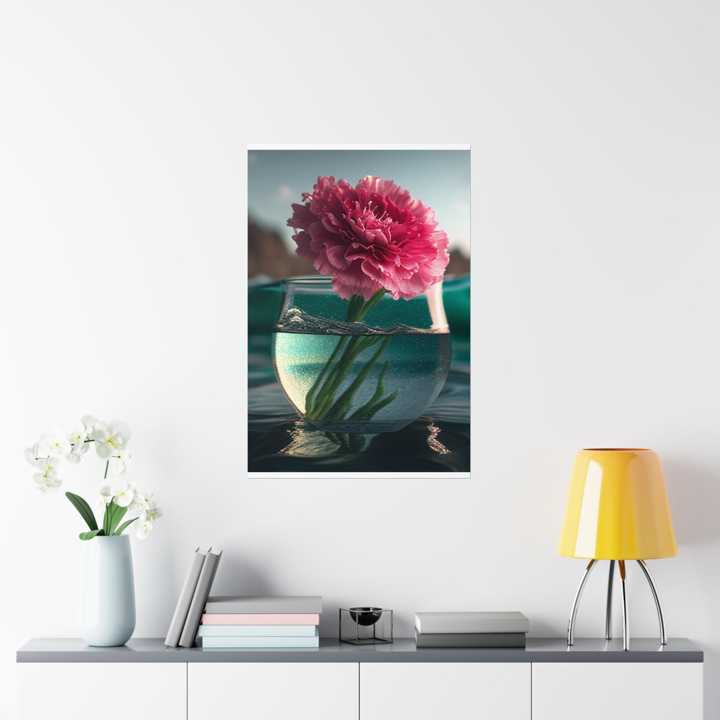 Premium Matte Vertical Posters Carnation 1