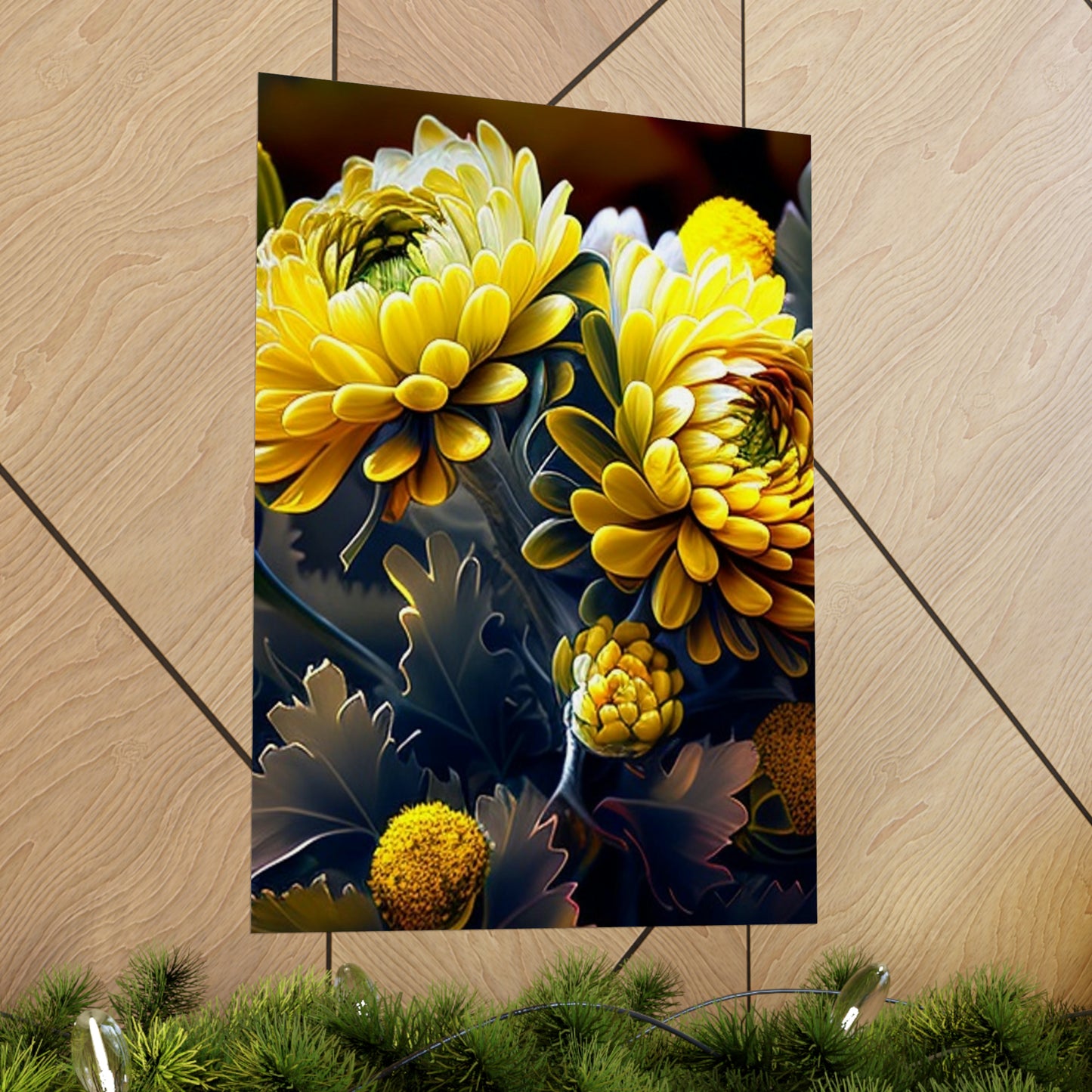 Premium Matte Vertical Posters Yellow Hermosas Flores Amarillas 3