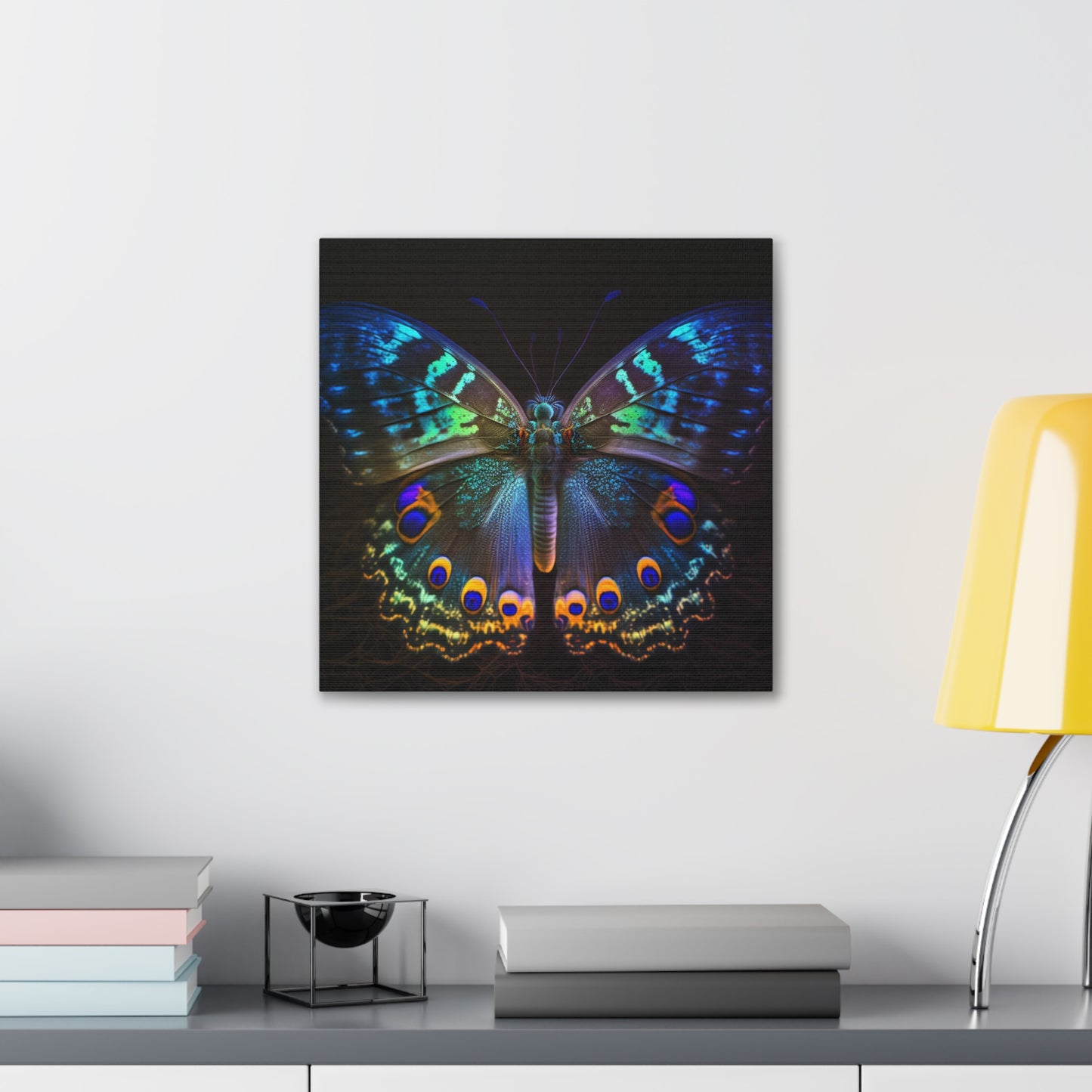 Canvas Gallery Wraps Neon Hue Butterfly 3