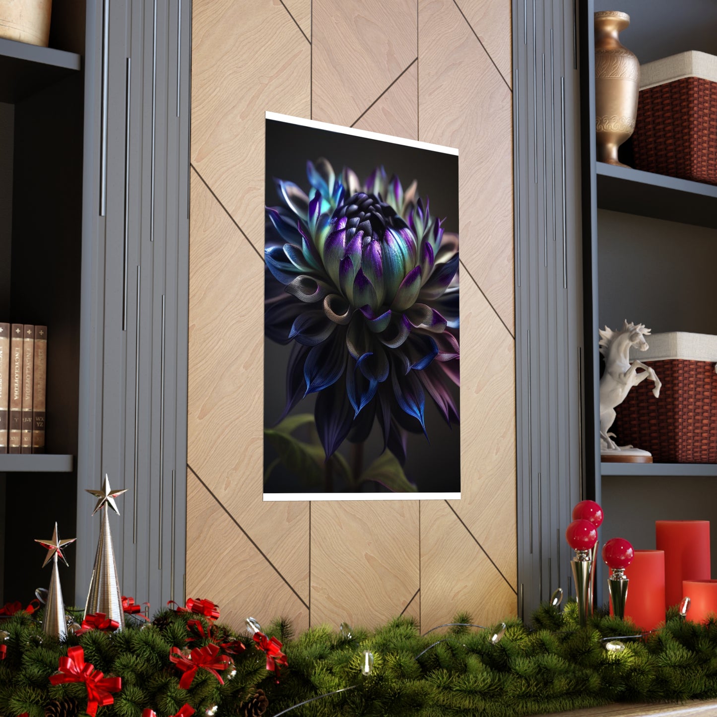 Premium Matte Vertical Posters Dahlia Purple 4