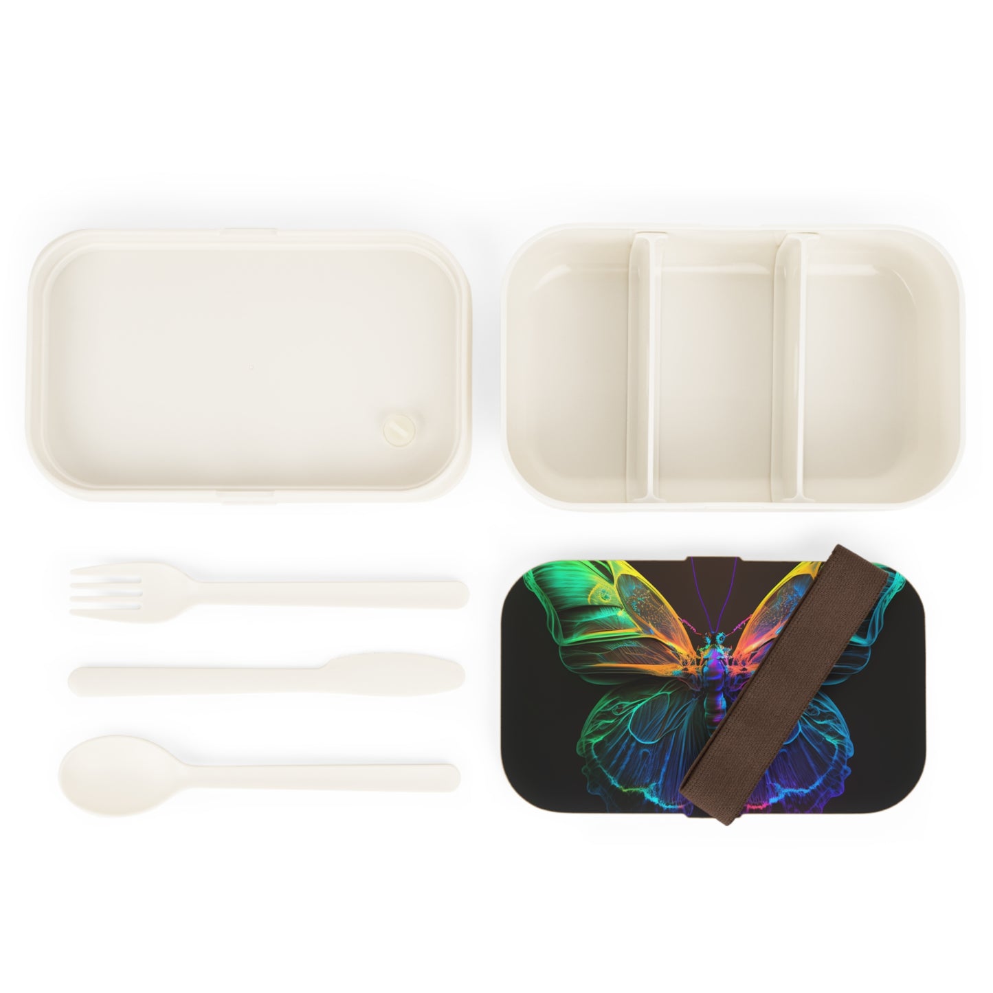 Bento Lunch Box Raw Hyper Color Butterfly 3