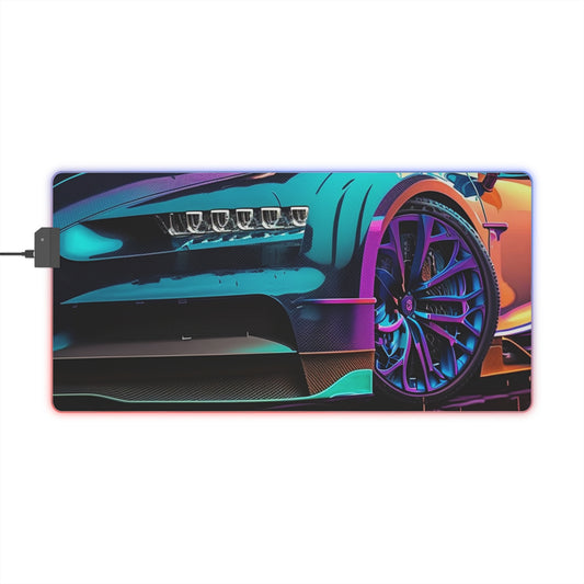 LED Gaming Mouse Pad Bugatti Neon Chiron 1