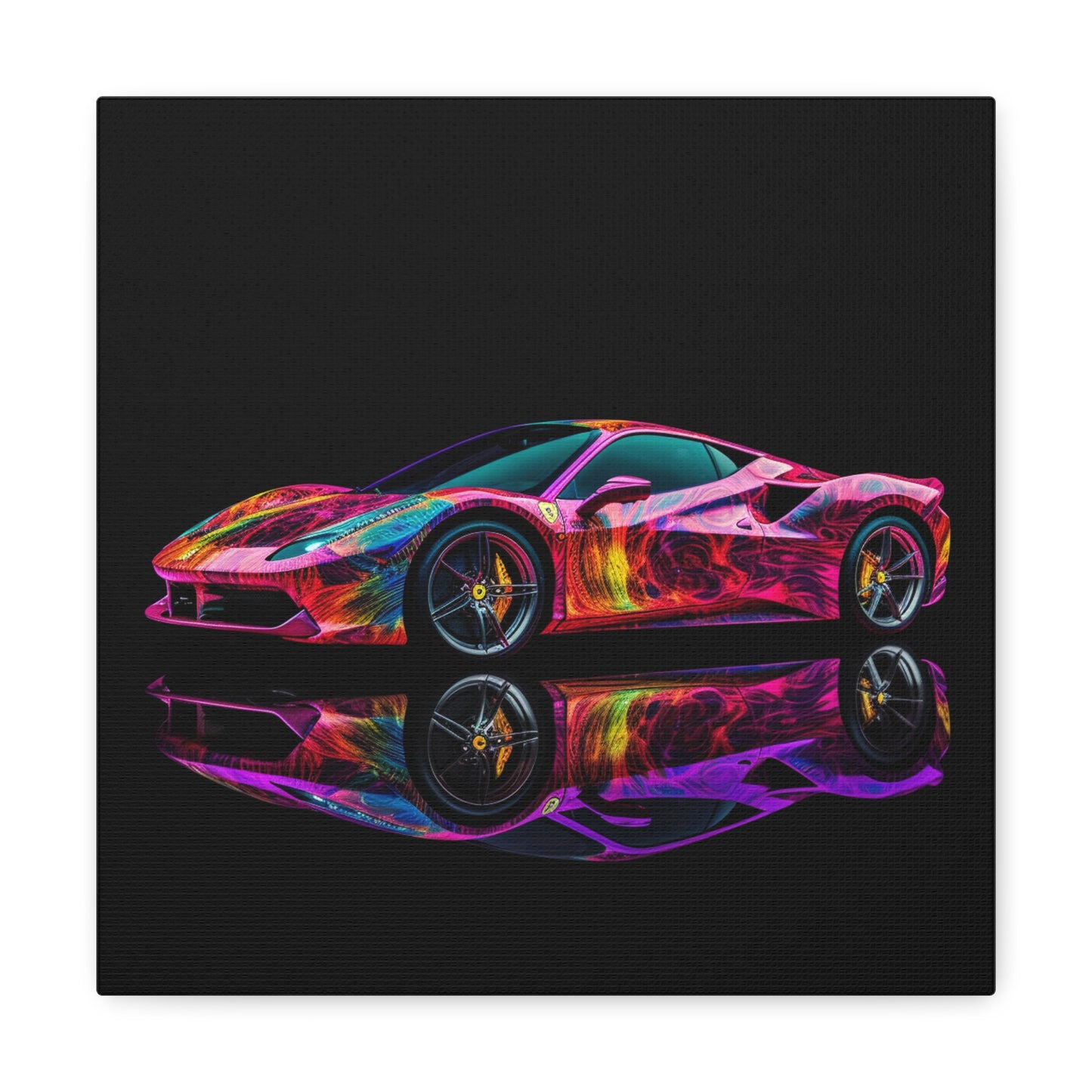 Canvas Gallery Wraps Ferrari Color 4