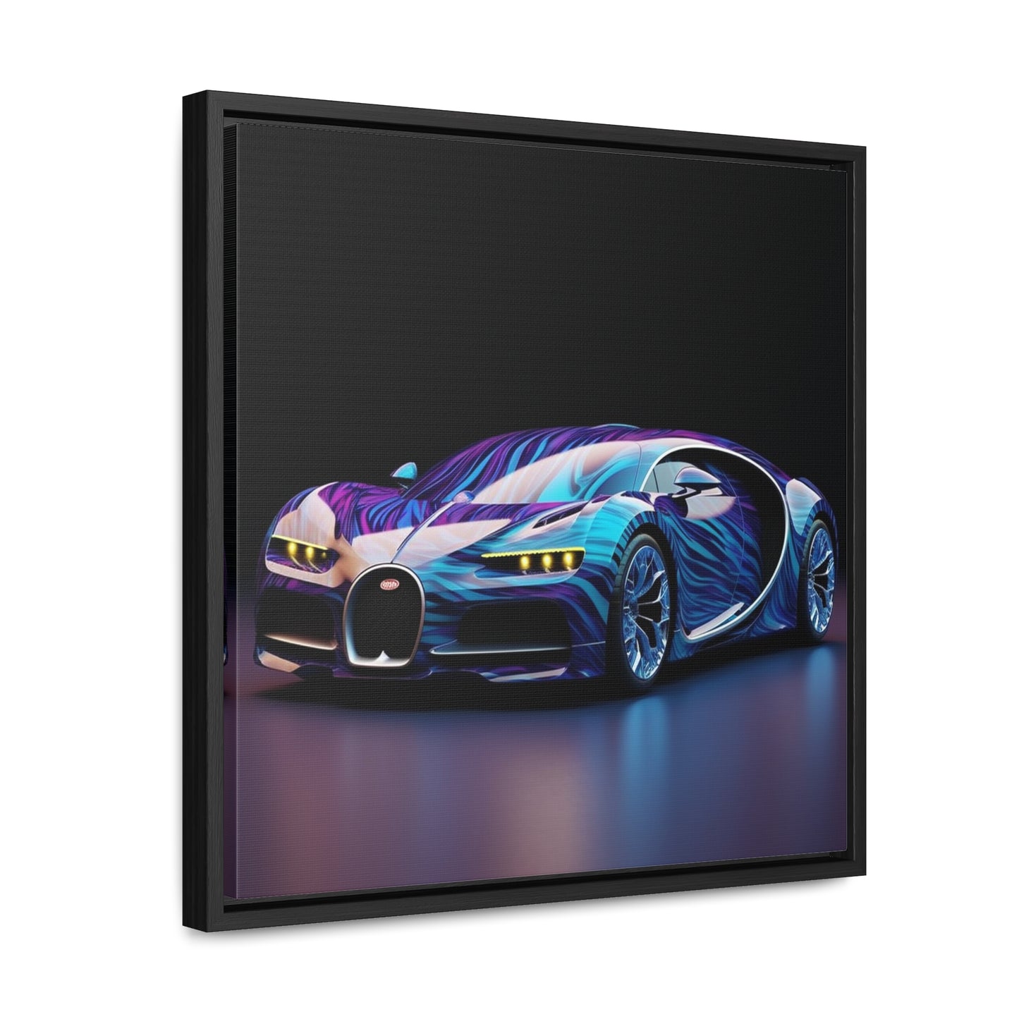 Gallery Canvas Wraps, Square Frame Bugatti Abstract Flair 3