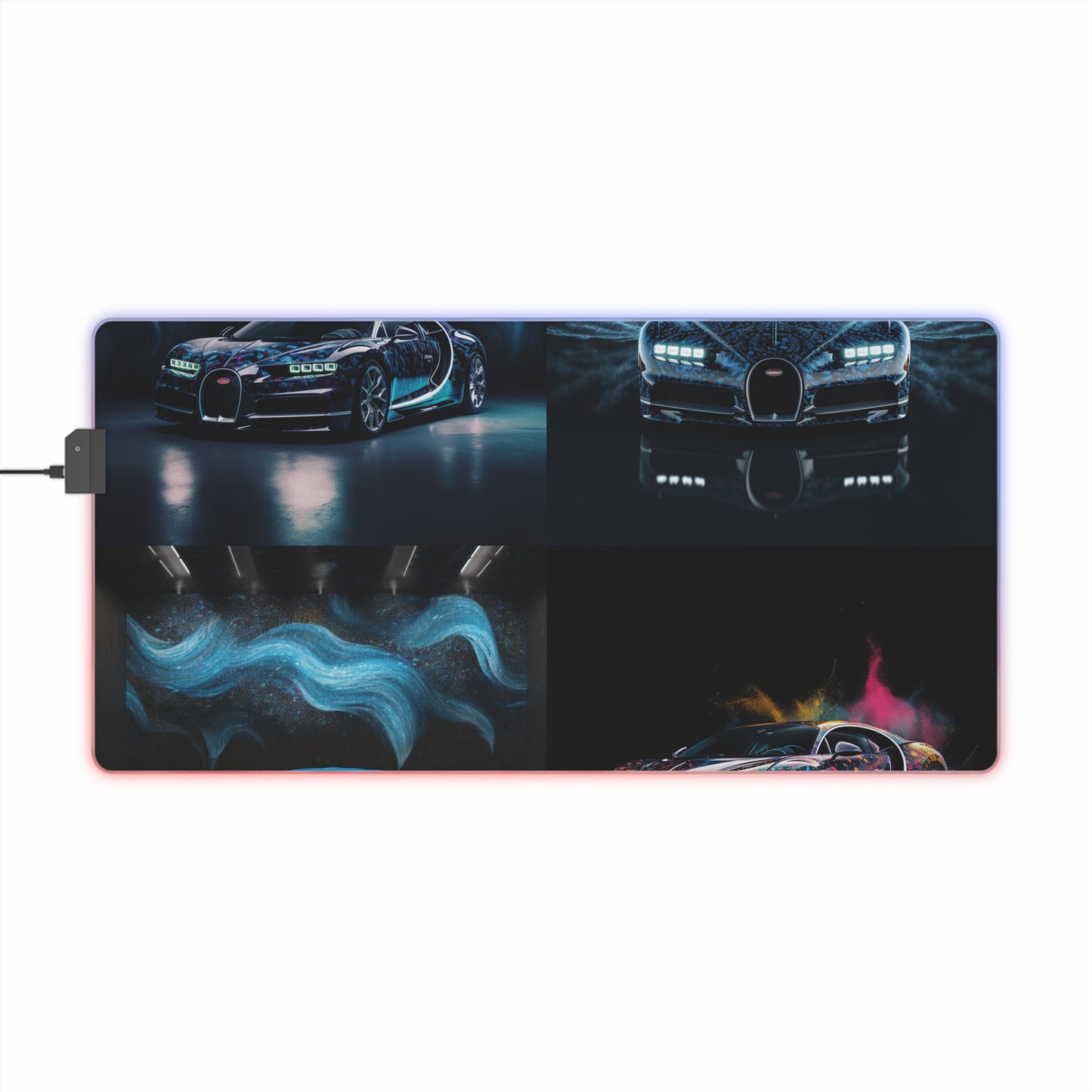 LED Gaming Mouse Pad Hyper Bugatti 5