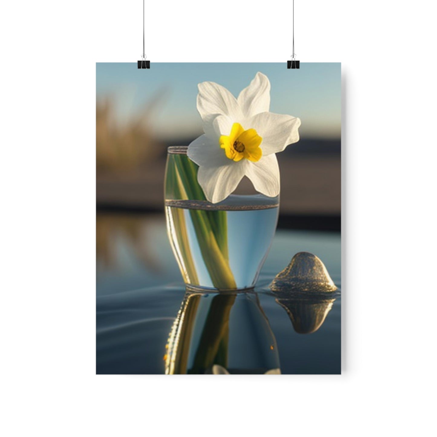 Premium Matte Vertical Posters Daffodil 4