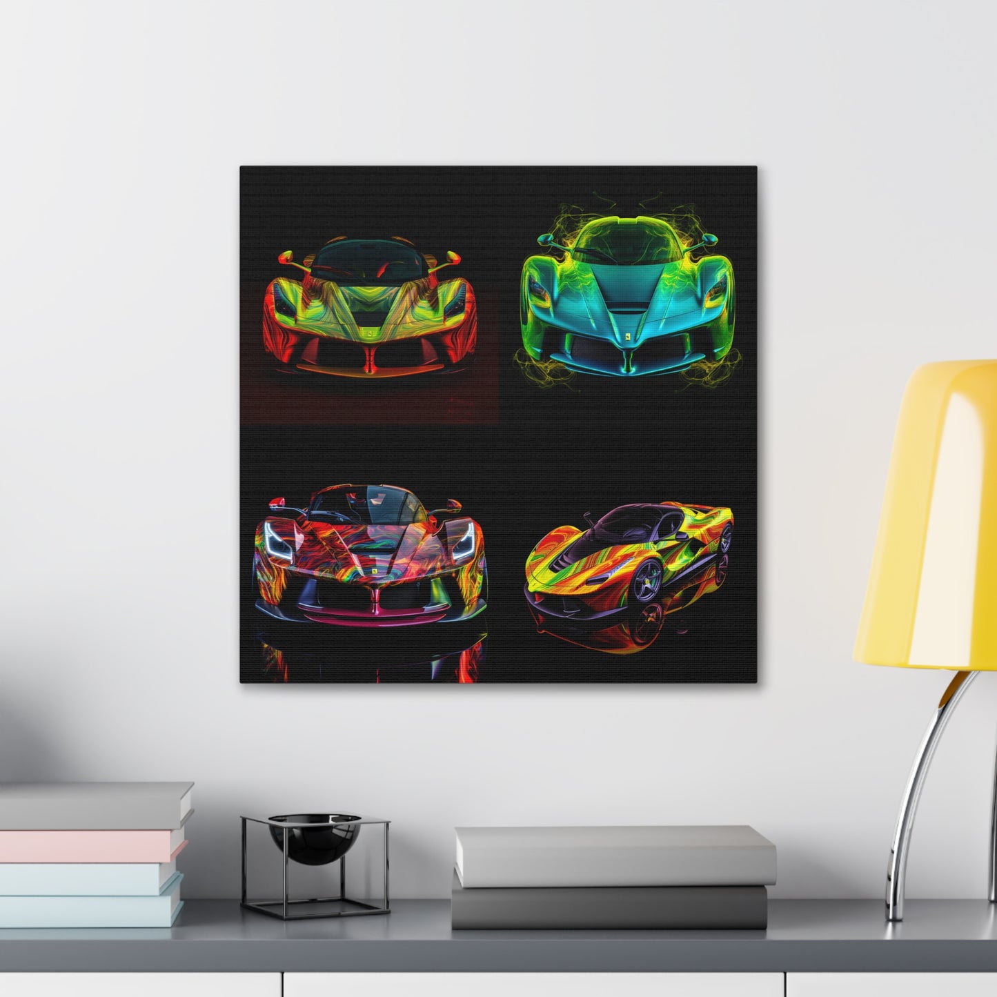 Canvas Gallery Wraps Ferrari Neon 5