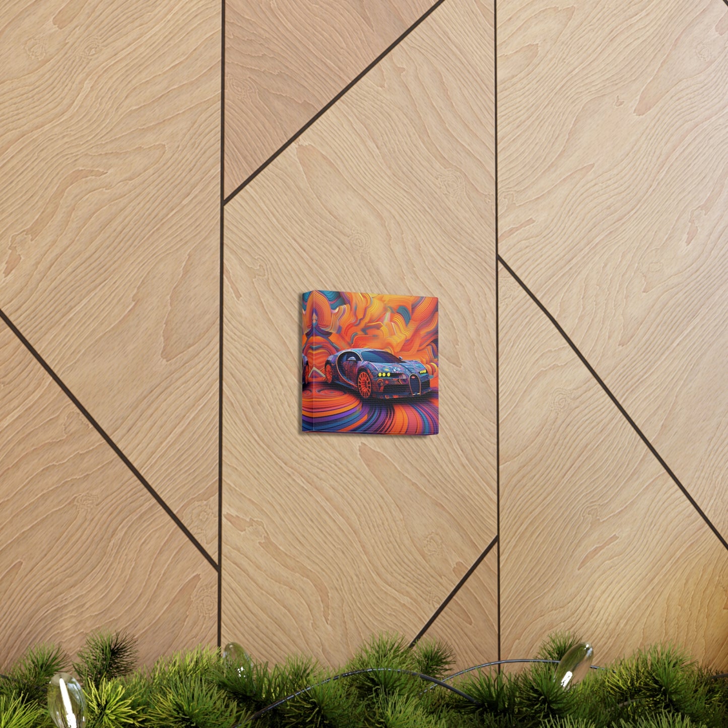 Canvas Gallery Wraps Bugatti Abstract Concept 4