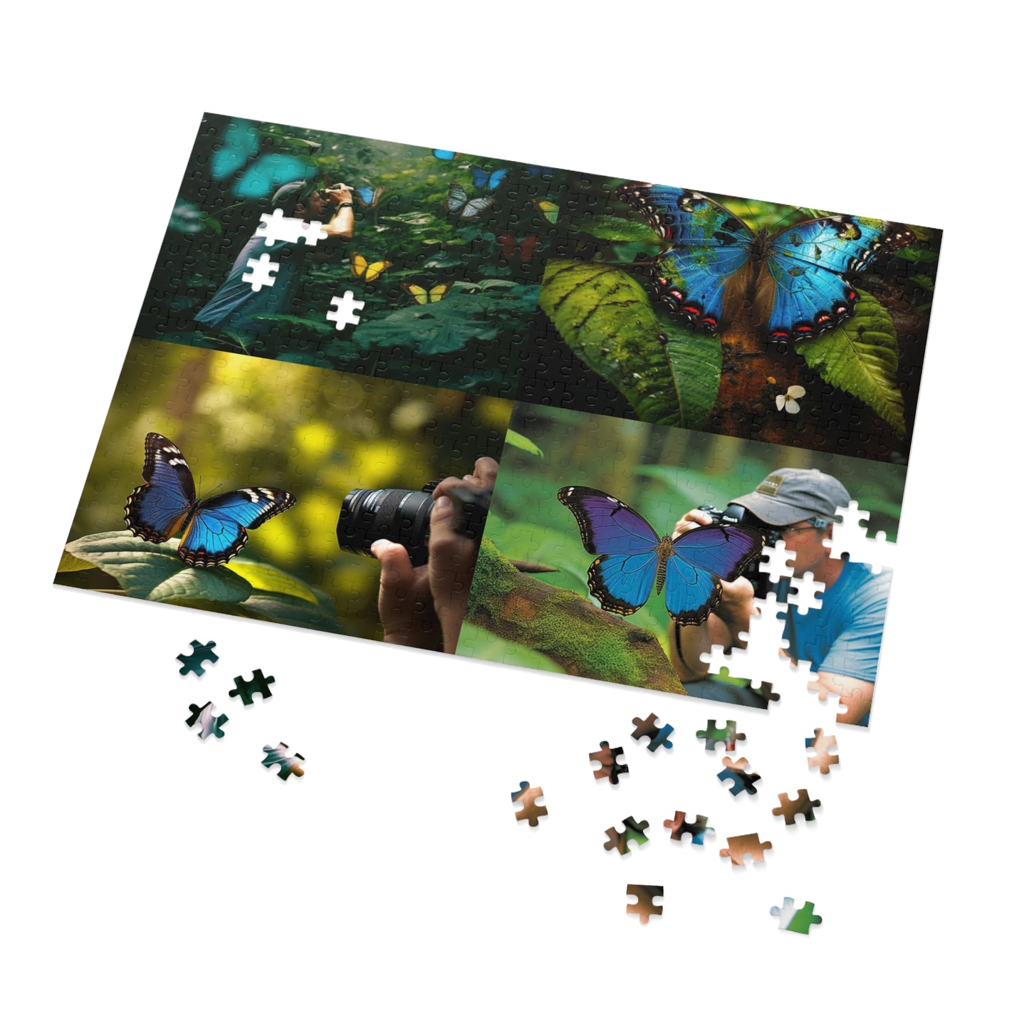 Jigsaw Puzzle (30, 110, 252, 500,1000-Piece) Jungle Butterfly 5