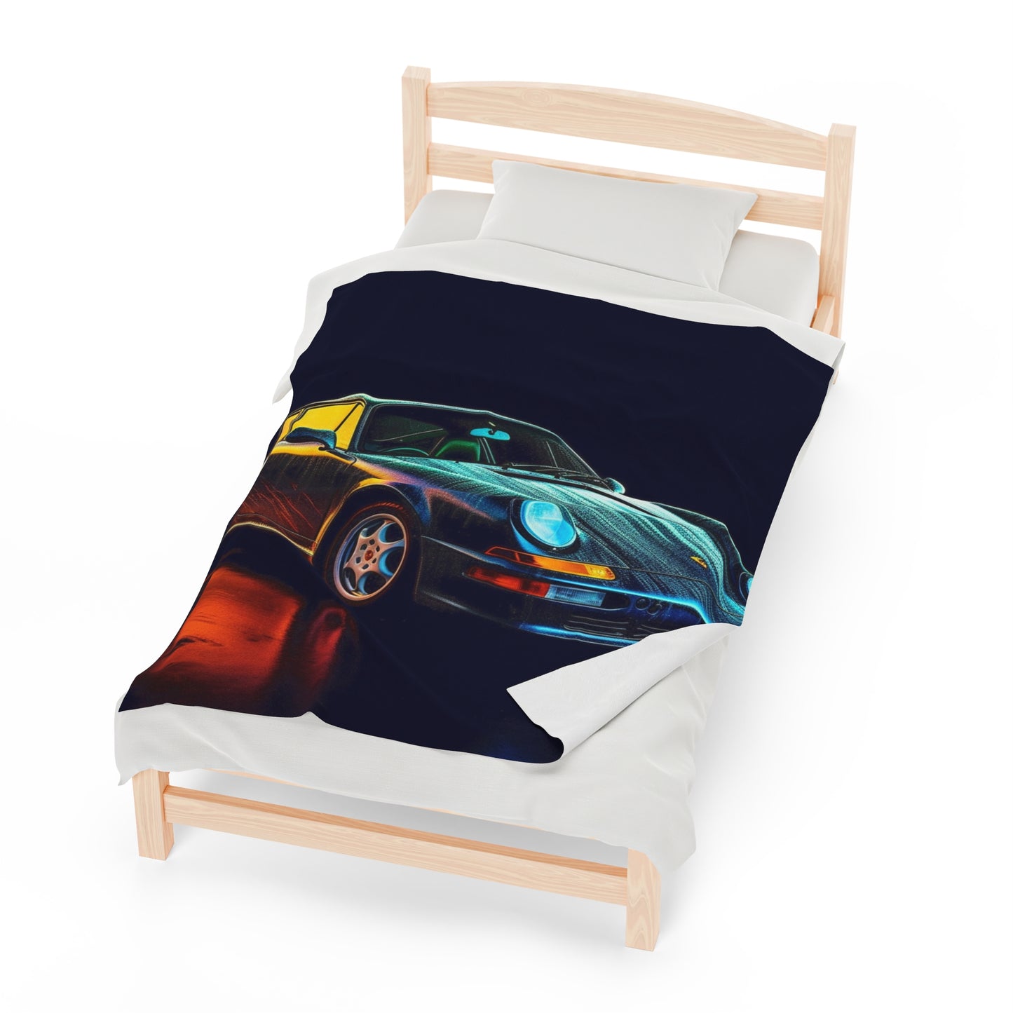 Velveteen Plush Blanket Porsche 933 3