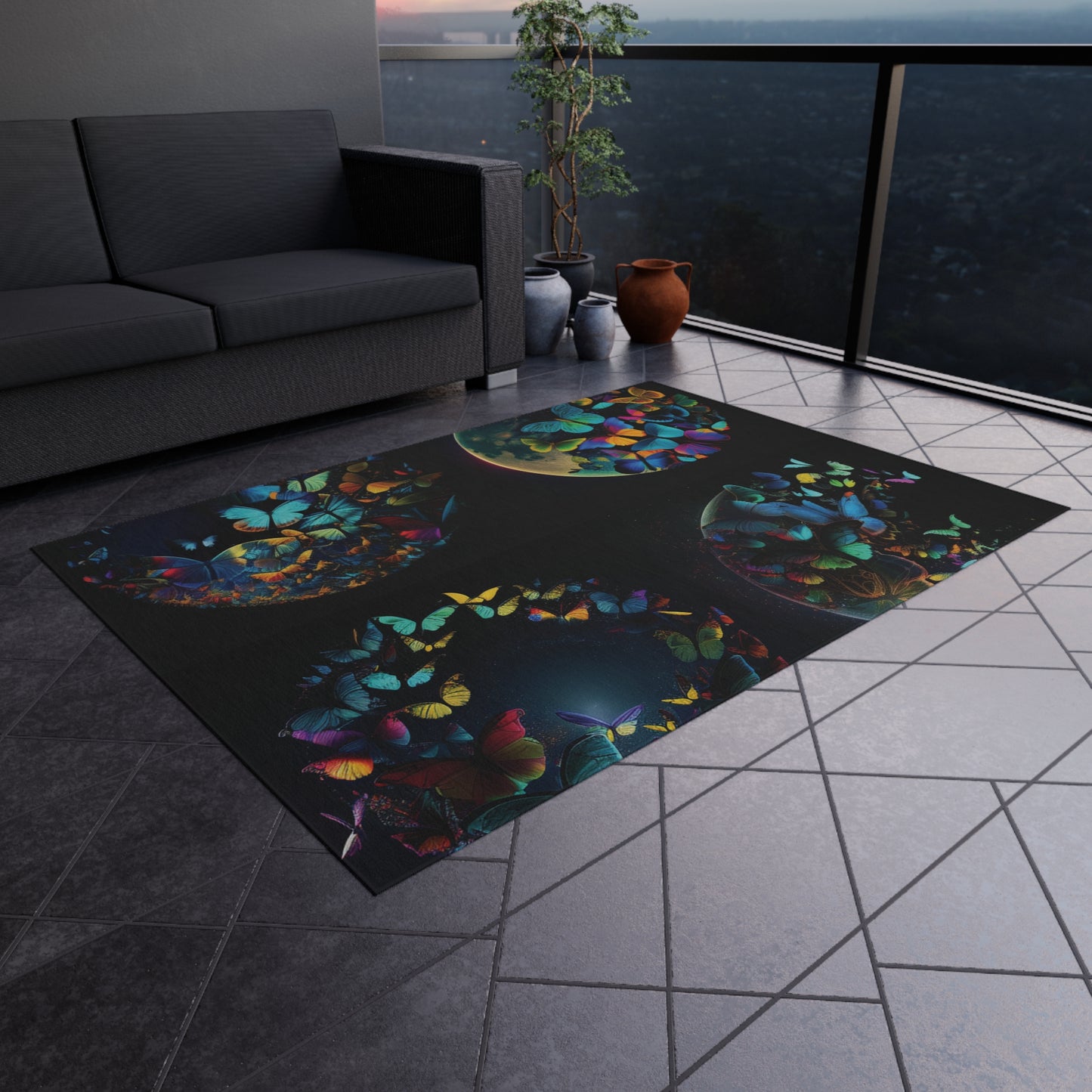 Outdoor Rug  Moon Butterfly 5