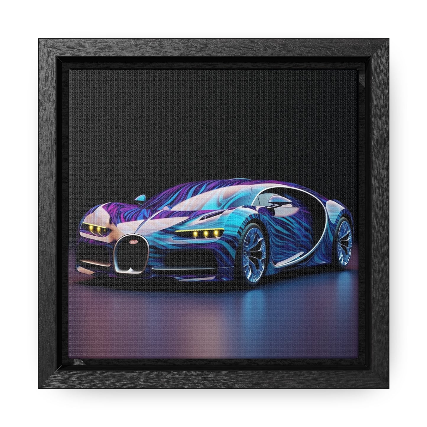 Gallery Canvas Wraps, Square Frame Bugatti Abstract Flair 3