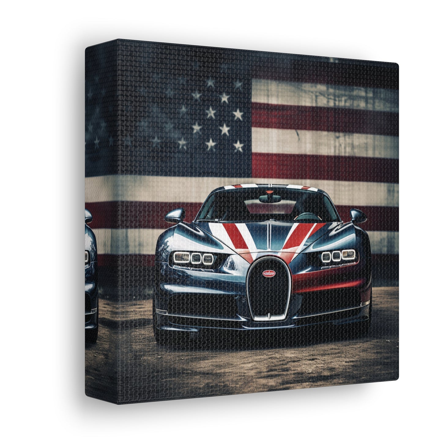 Canvas Gallery Wraps Bugatti Flag 2