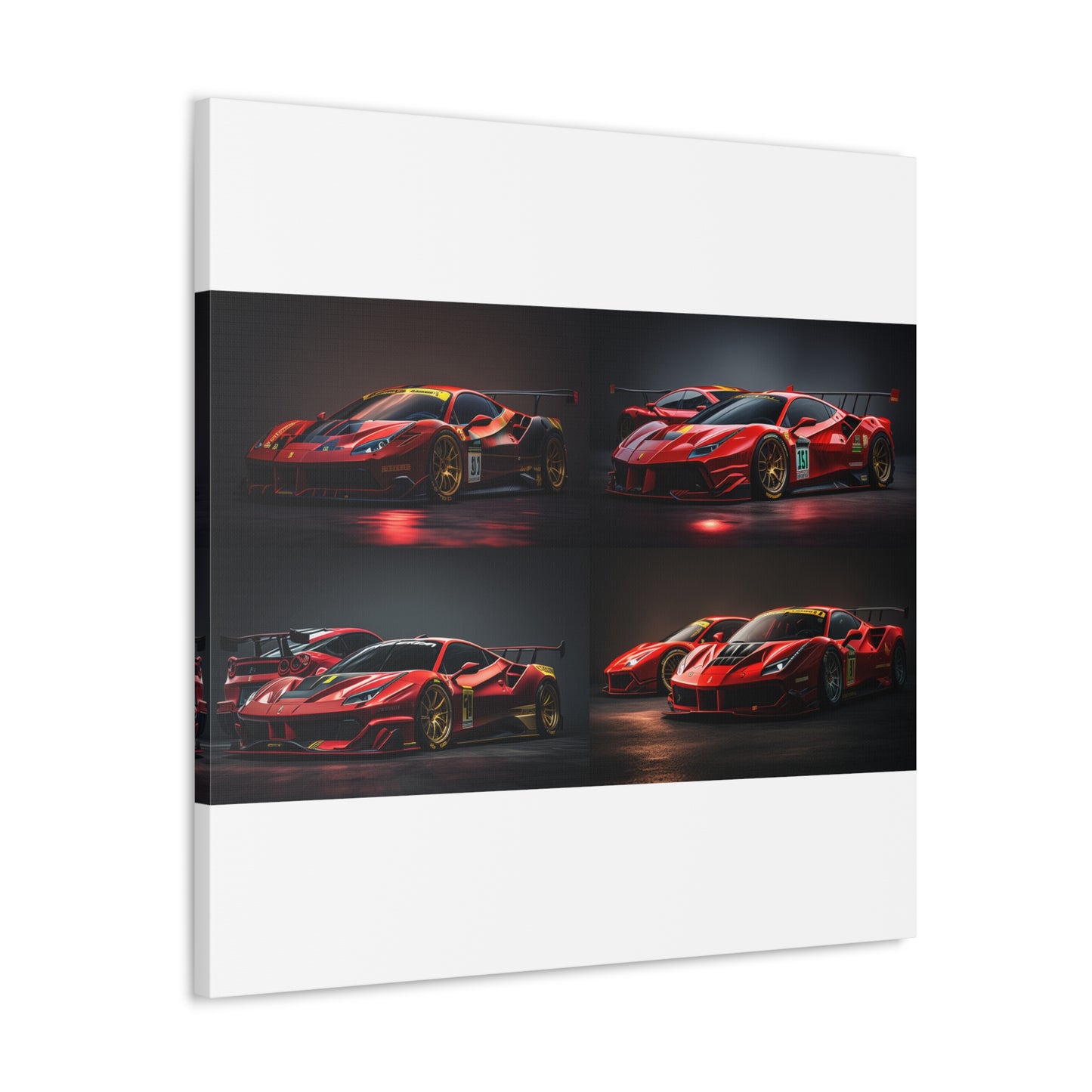 Canvas Gallery Wraps Ferrari Red 5