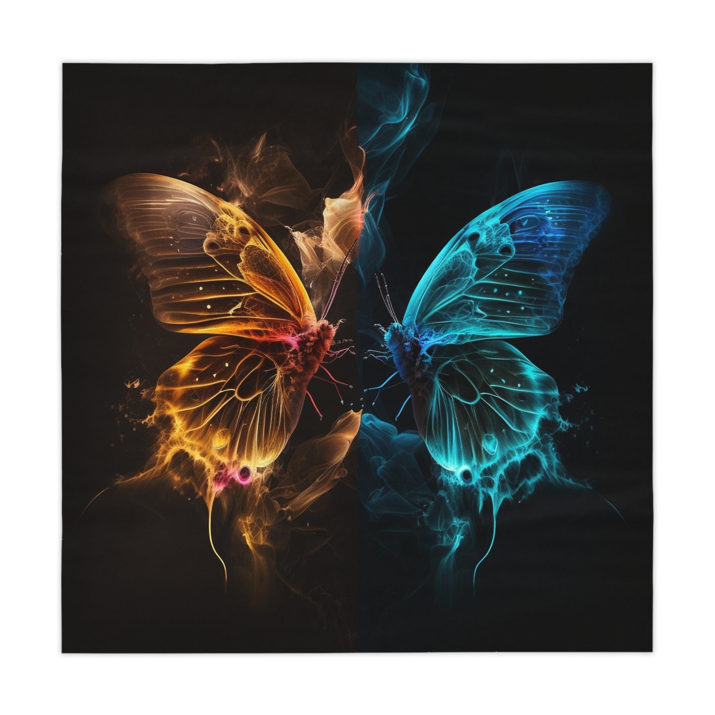 Tablecloth Kiss Neon Butterfly 9