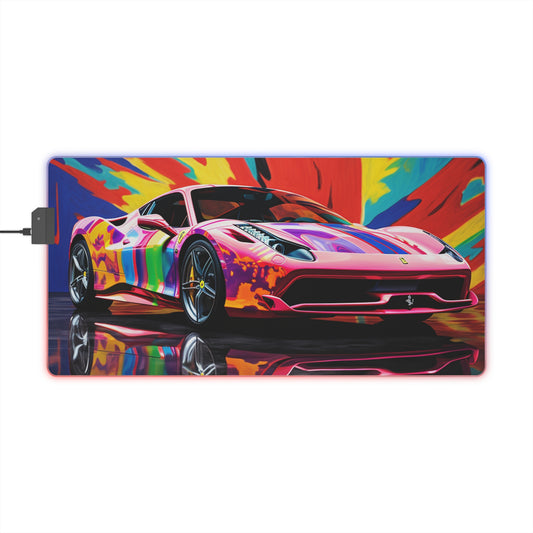 LED Gaming Mouse Pad Hyper Colorfull Ferrari 3