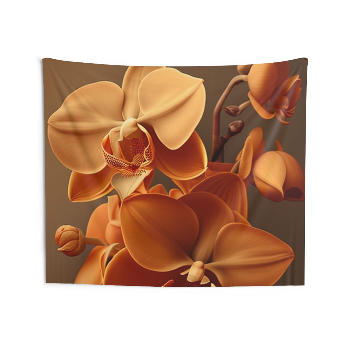 Indoor Wall Tapestries orchid pedals 4