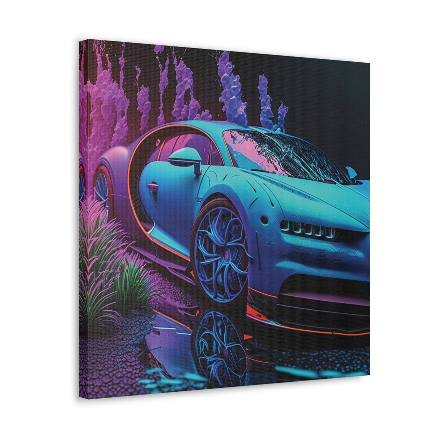 Canvas Gallery Wraps Bugatti Neon Chiron 2