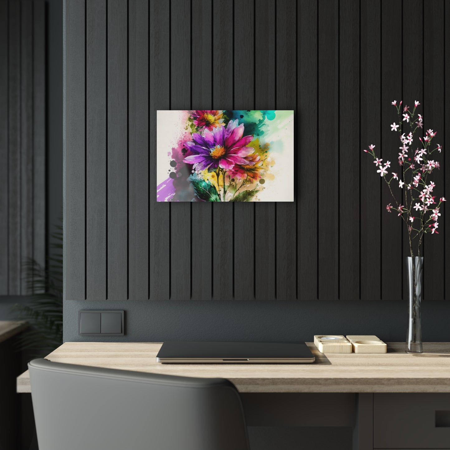 Acrylic Prints Bright Spring Flowers 1