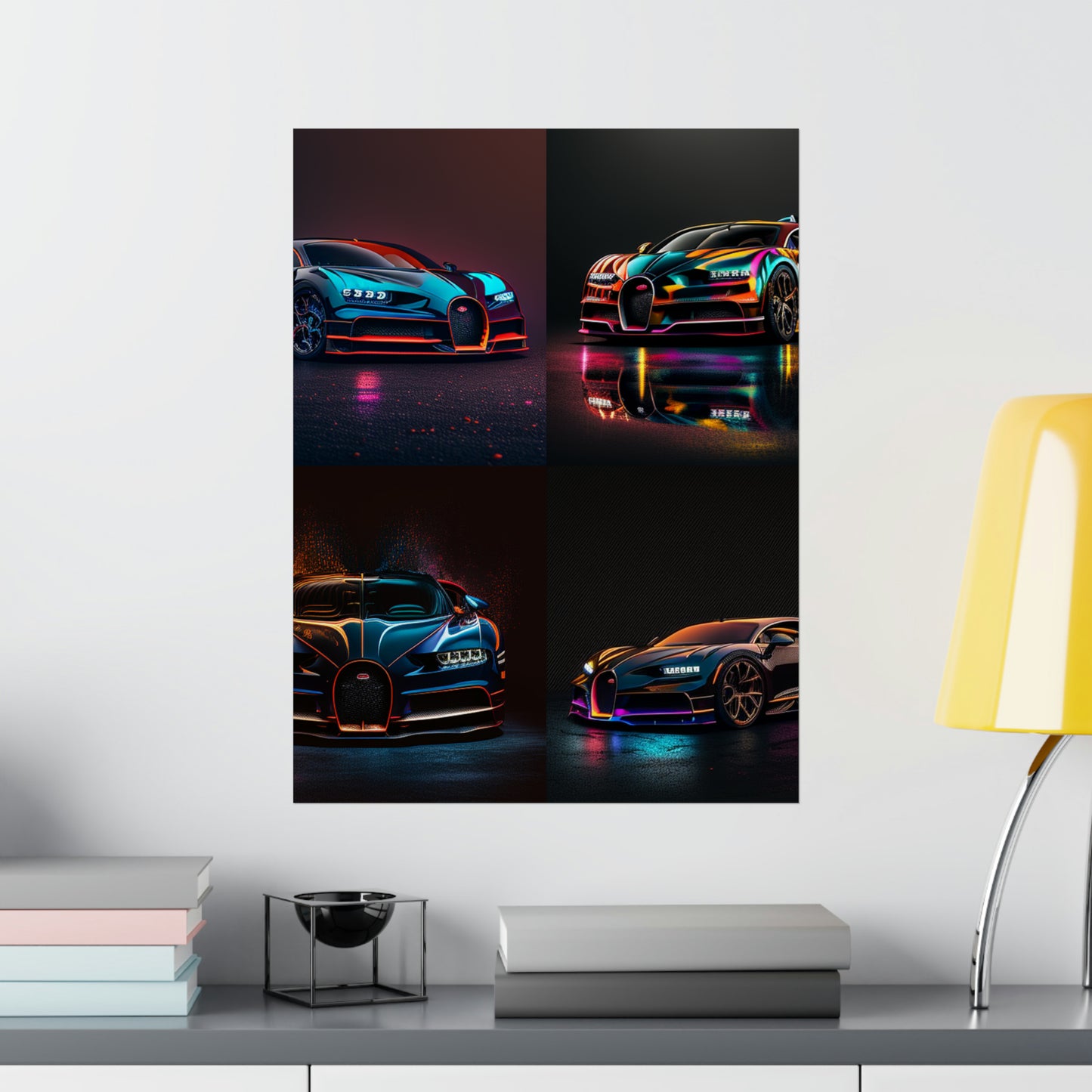 Premium Matte Vertical Posters Bugatti Chiron Super 5