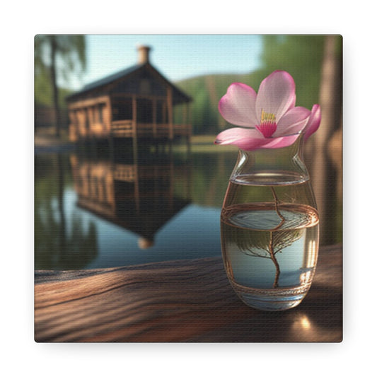 Canvas Gallery Wraps Magnolia in a Glass vase 1
