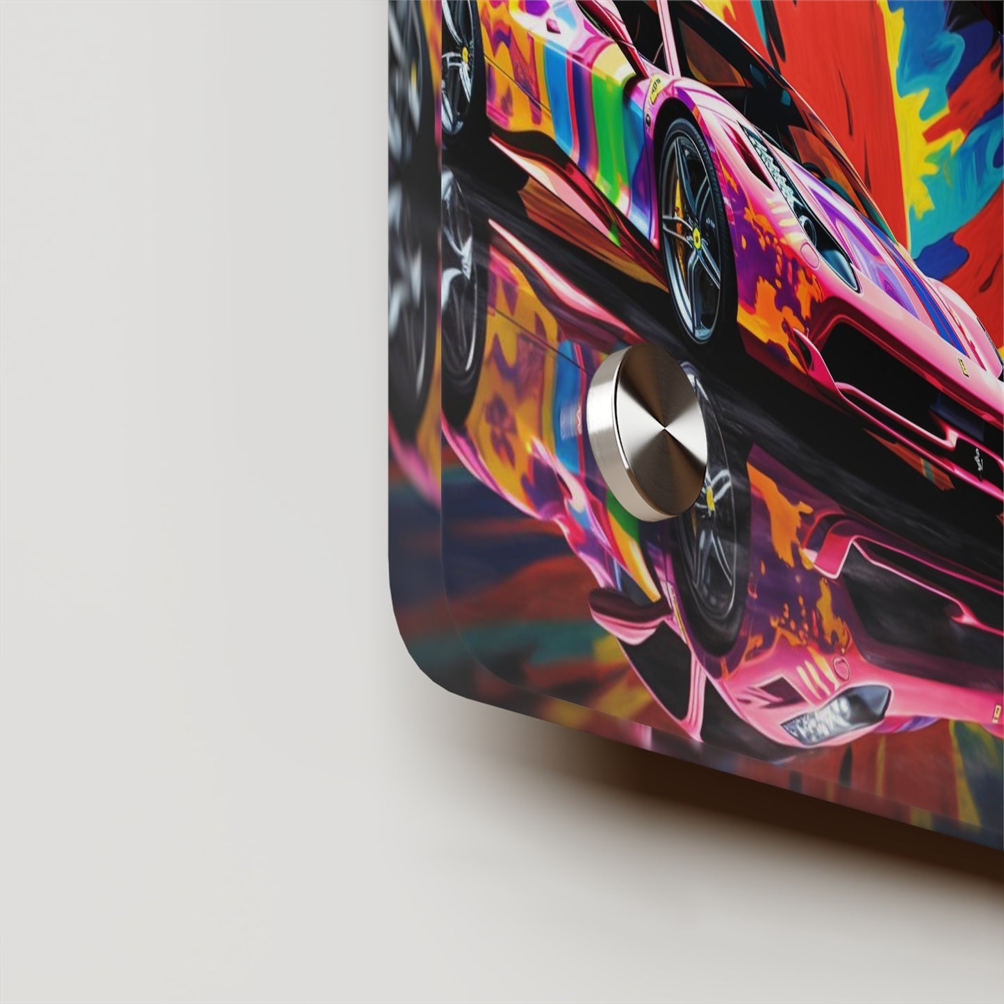 Acrylic Wall Art Panels Hyper Colorfull Ferrari 5