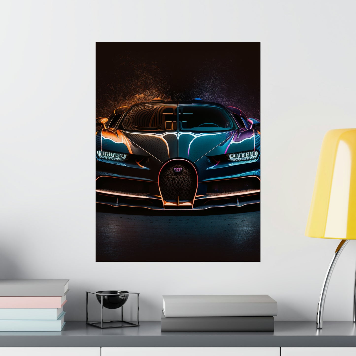 Premium Matte Vertical Posters Bugatti Chiron Super 3