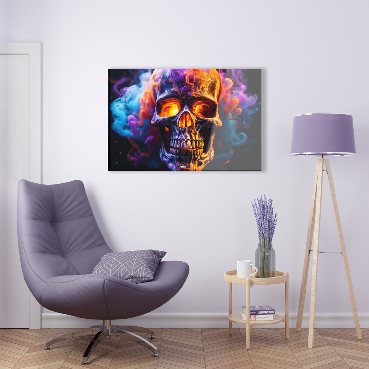 Acrylic Prints Macro Skull 2