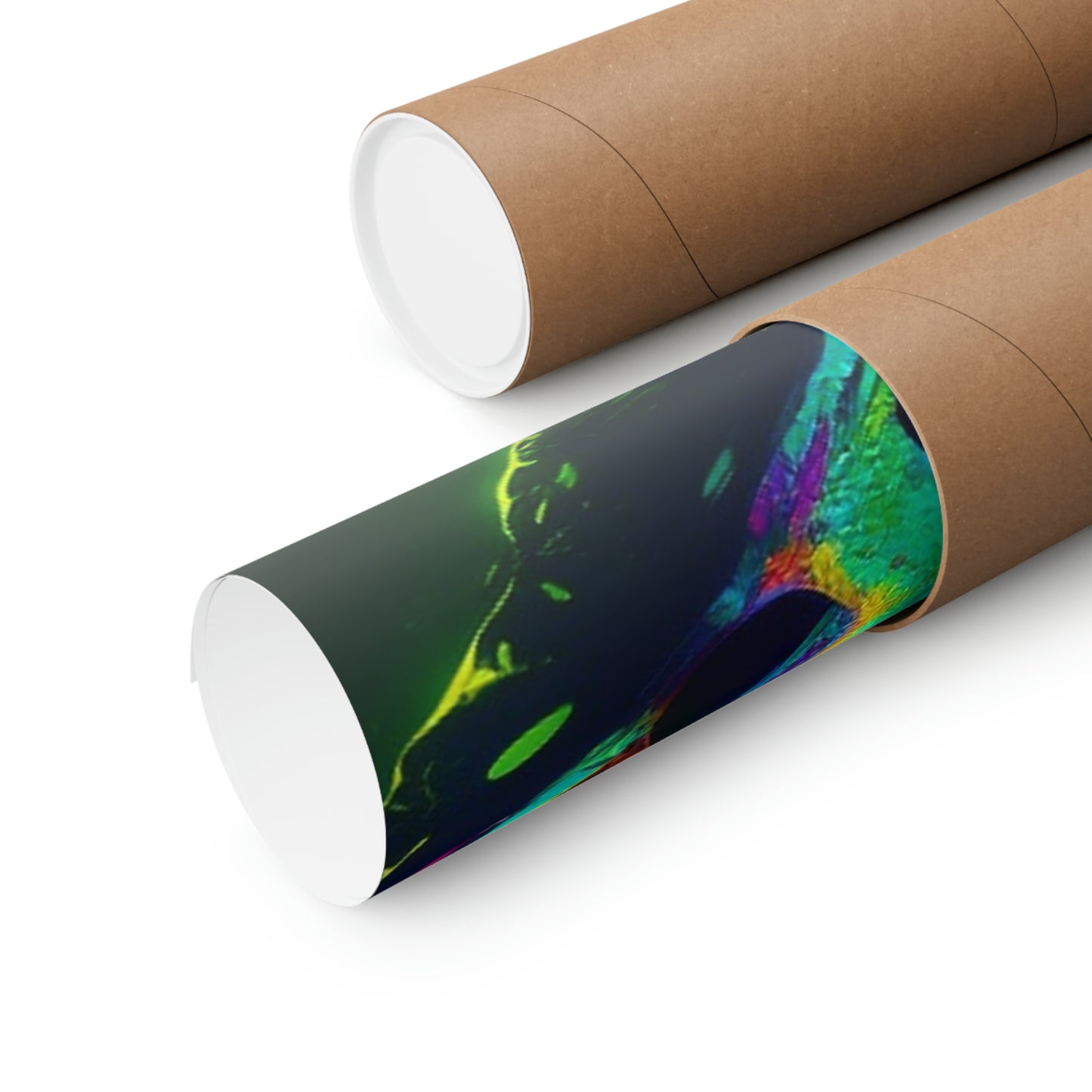 Premium Matte Vertical Posters Florescent Glow 4