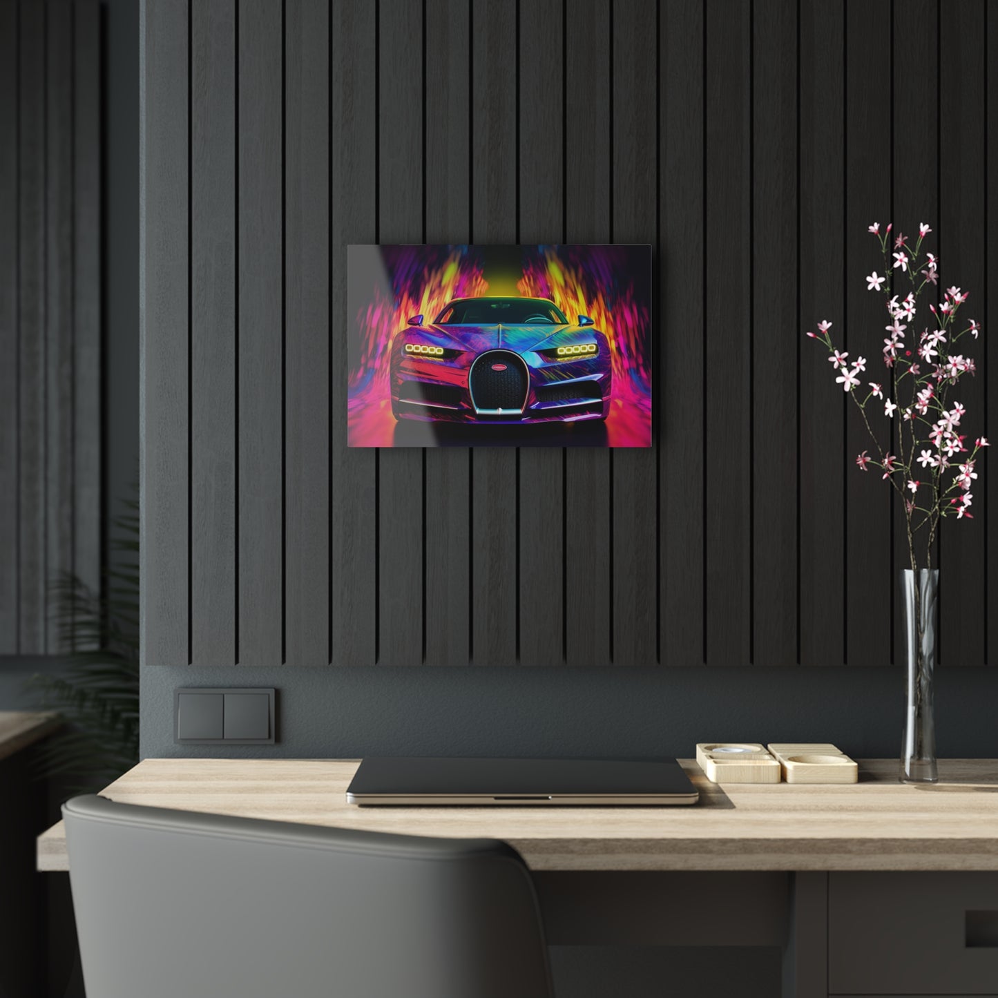 Acrylic Prints Florescent Bugatti Flair 3