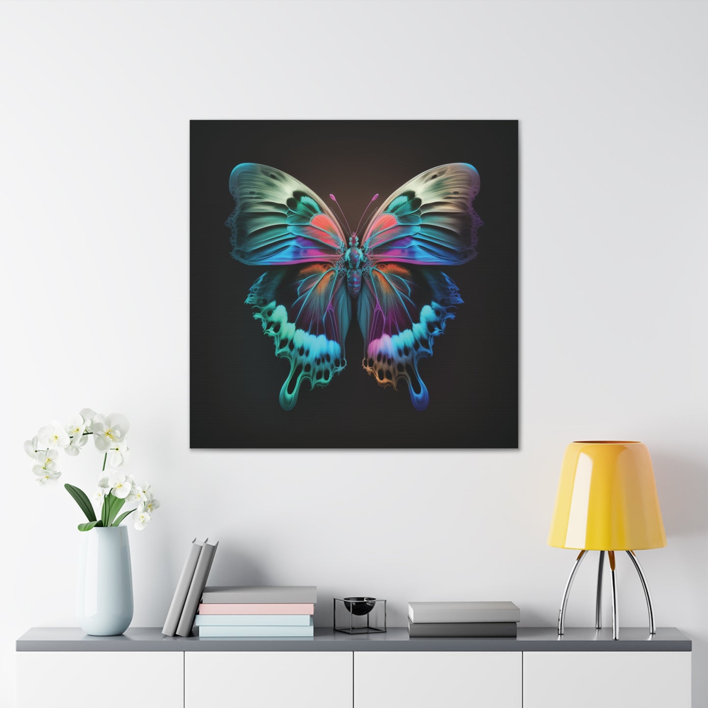 Canvas Gallery Wraps Raw Hyper Color Butterfly 2