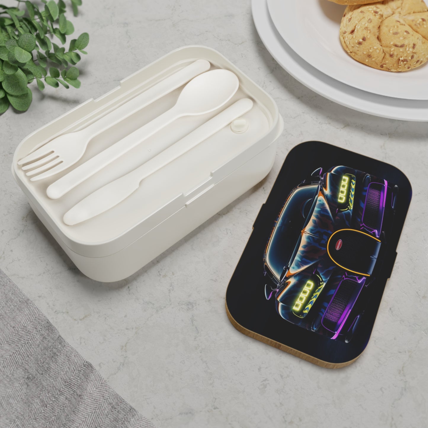 Bento Lunch Box Hyper Bugatti Chiron 3