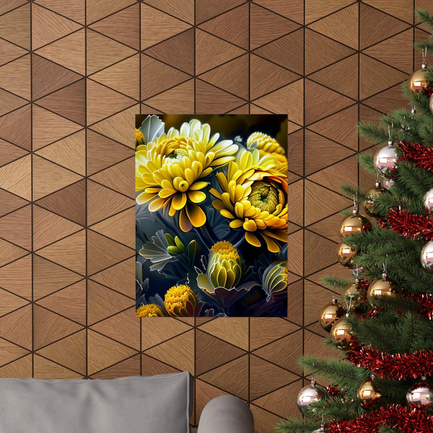 Premium Matte Vertical Posters Yellow Hermosas Flores Amarillas 4