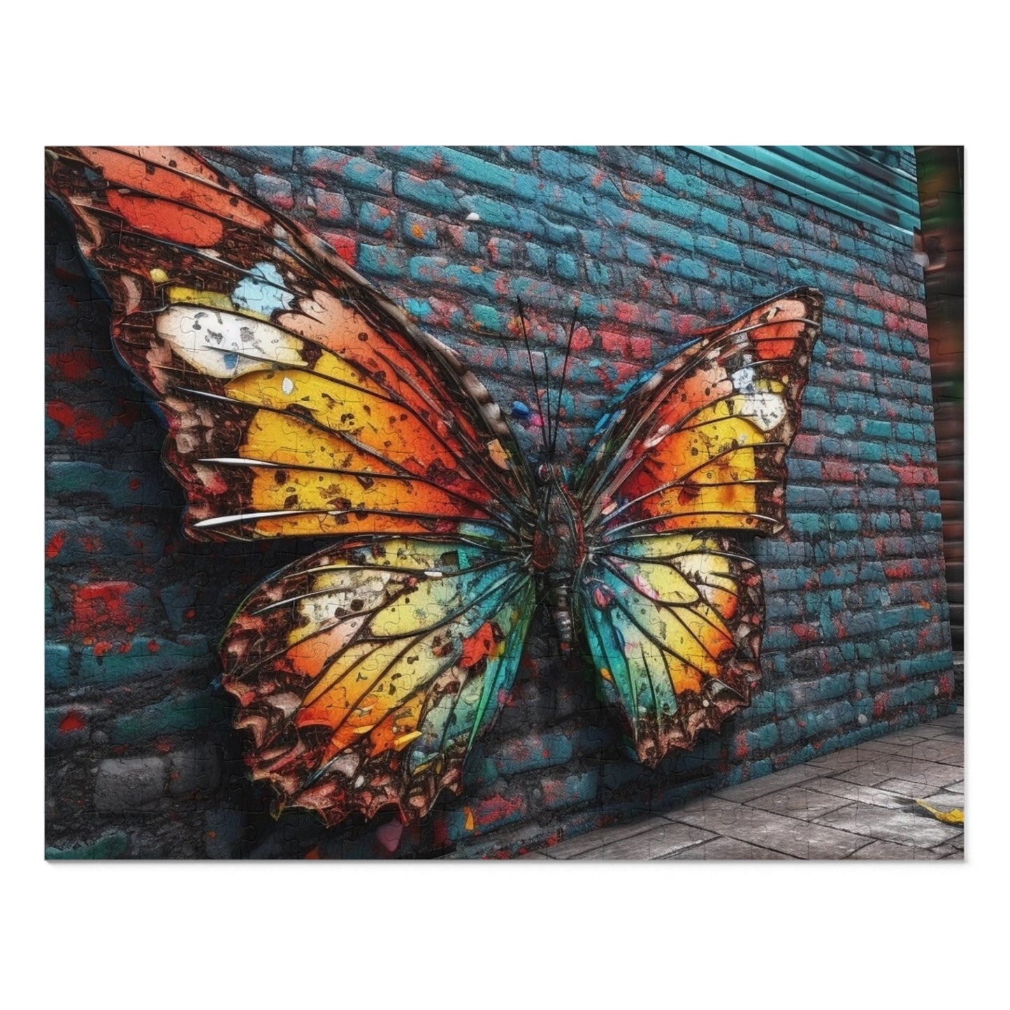 Jigsaw Puzzle (30, 110, 252, 500,1000-Piece) Liquid Street Butterfly 2
