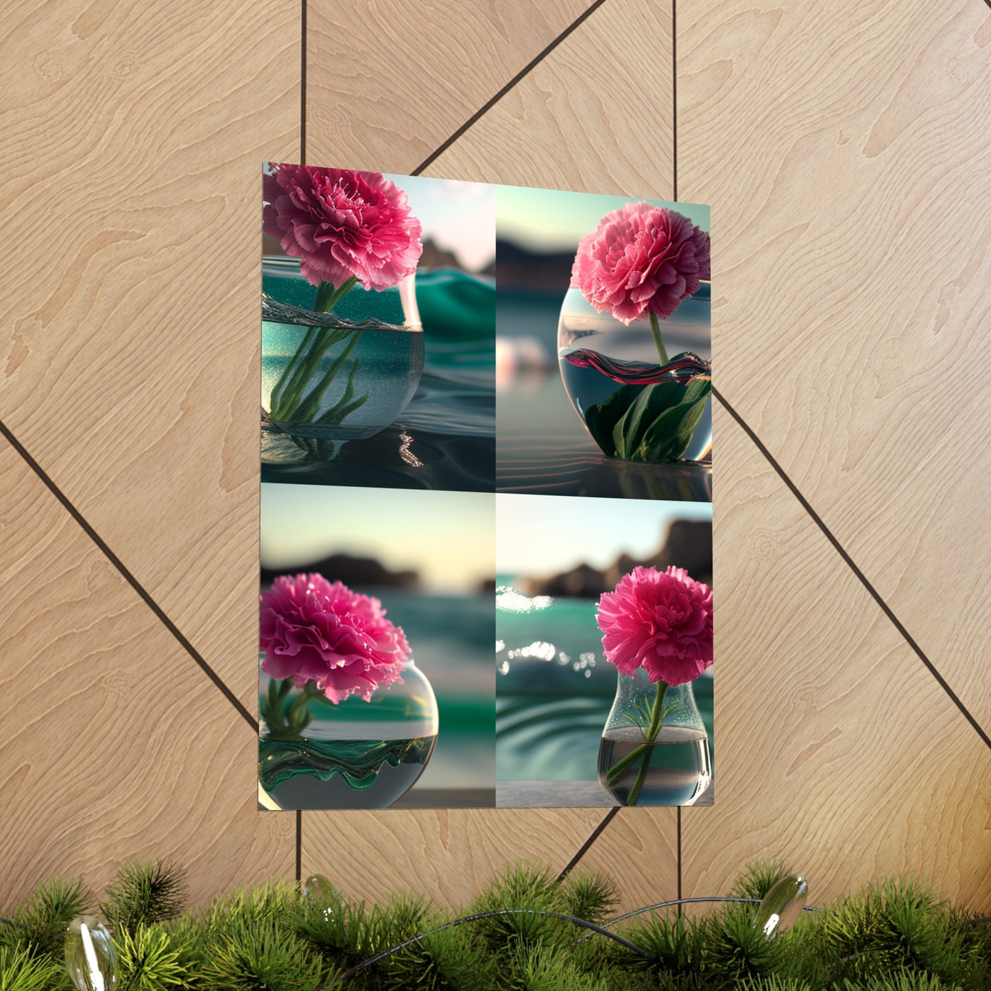 Premium Matte Vertical Posters Carnation 5