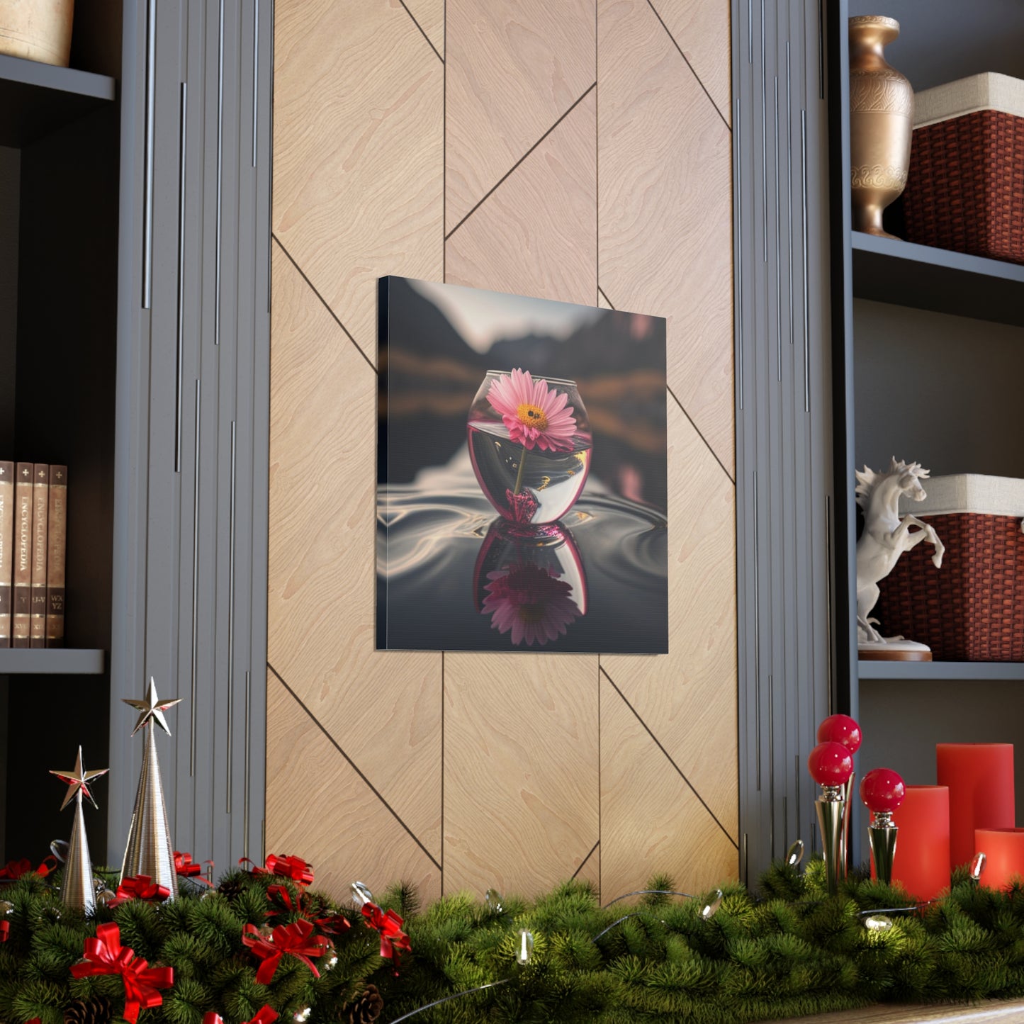 Canvas Gallery Wraps Pink Daisy 1