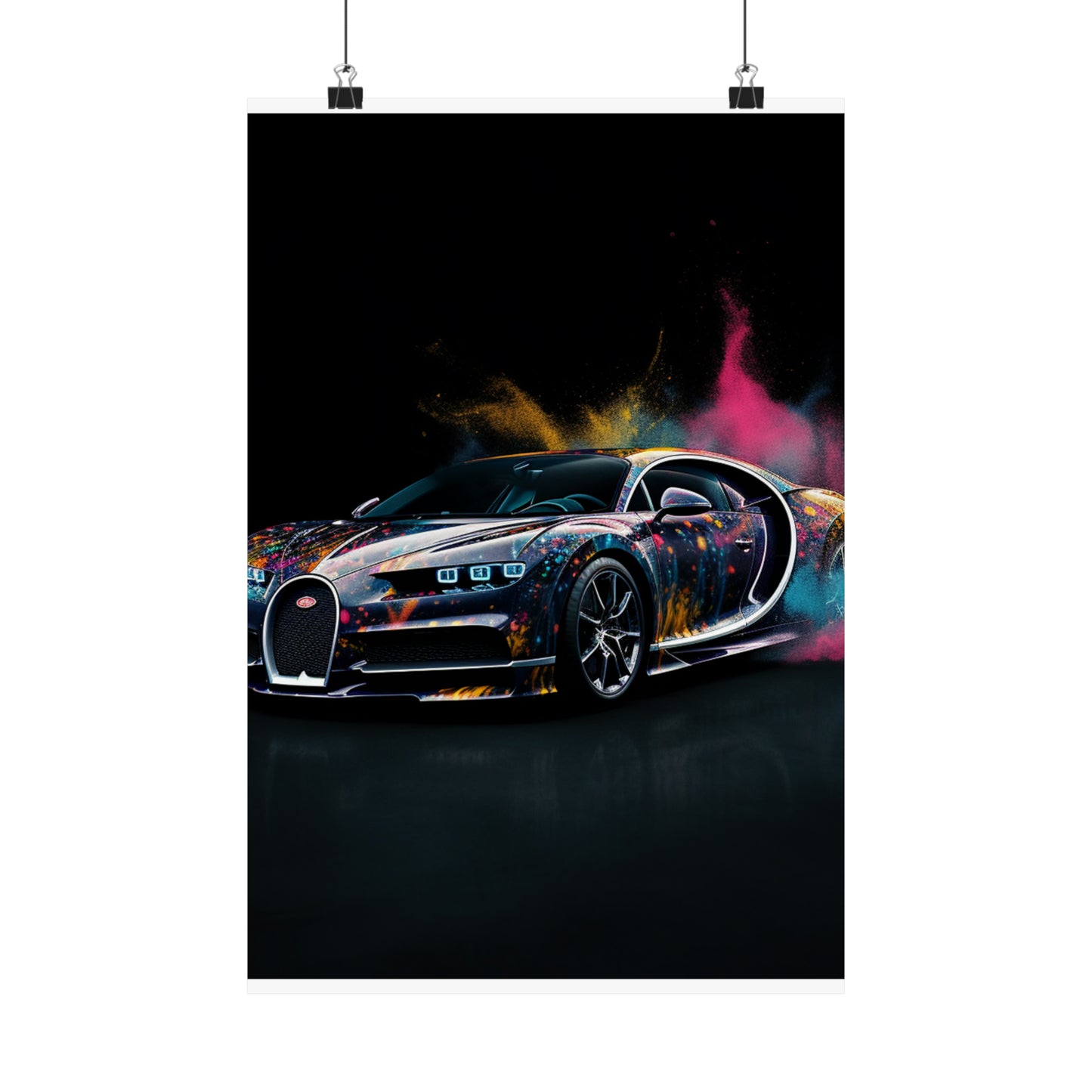 Premium Matte Vertical Posters Hyper Bugatti 4