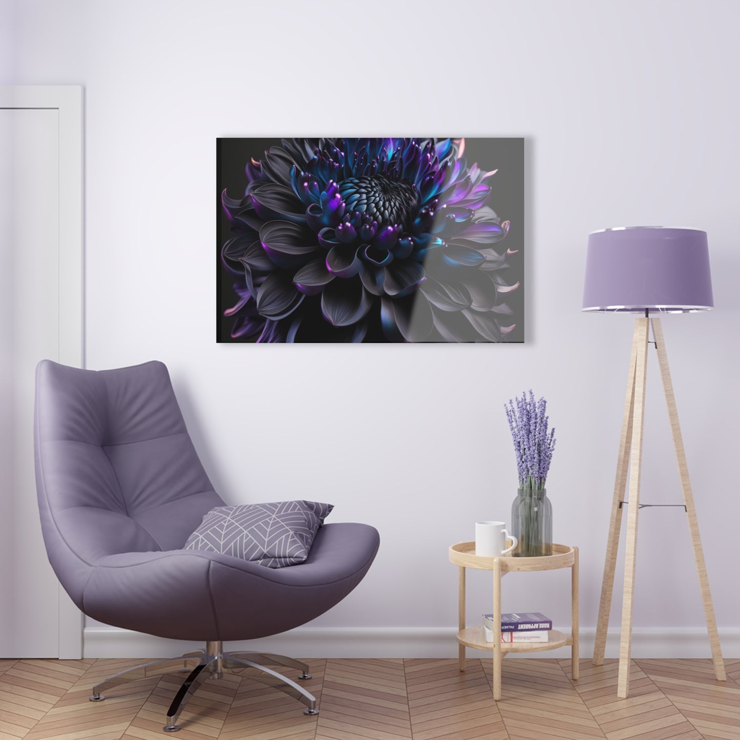 Acrylic Prints Dahlia Purple 2