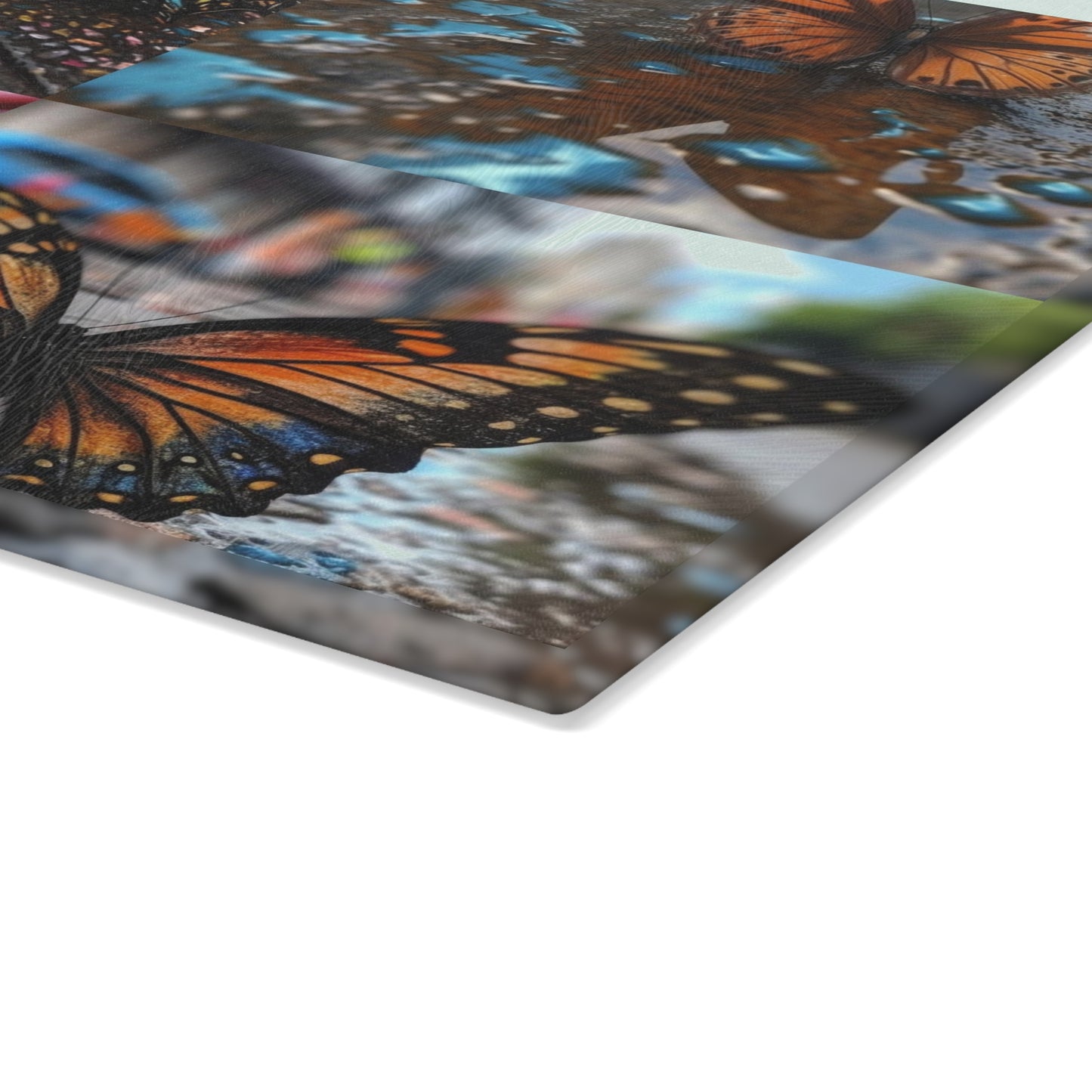 Glass Cutting Board Water Butterfly Street 5