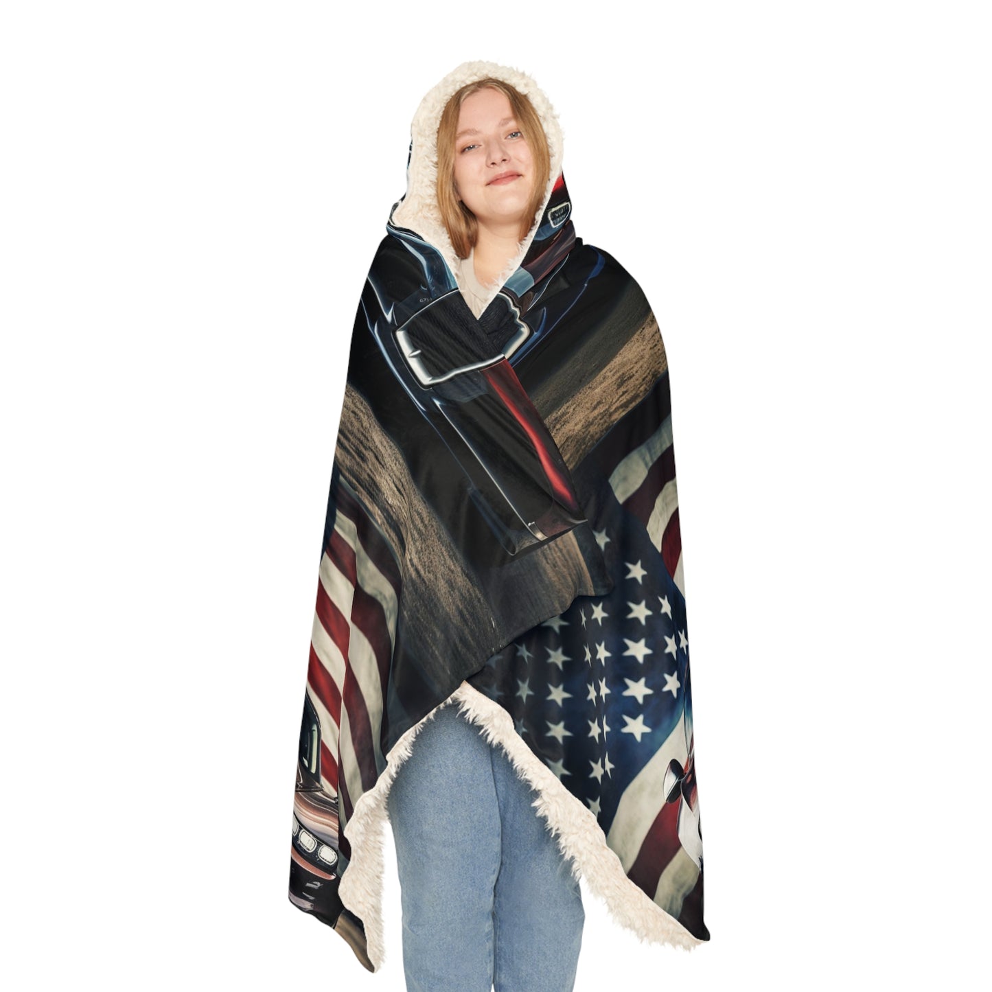 Snuggle Hooded Blanket Bugatti Flag 5