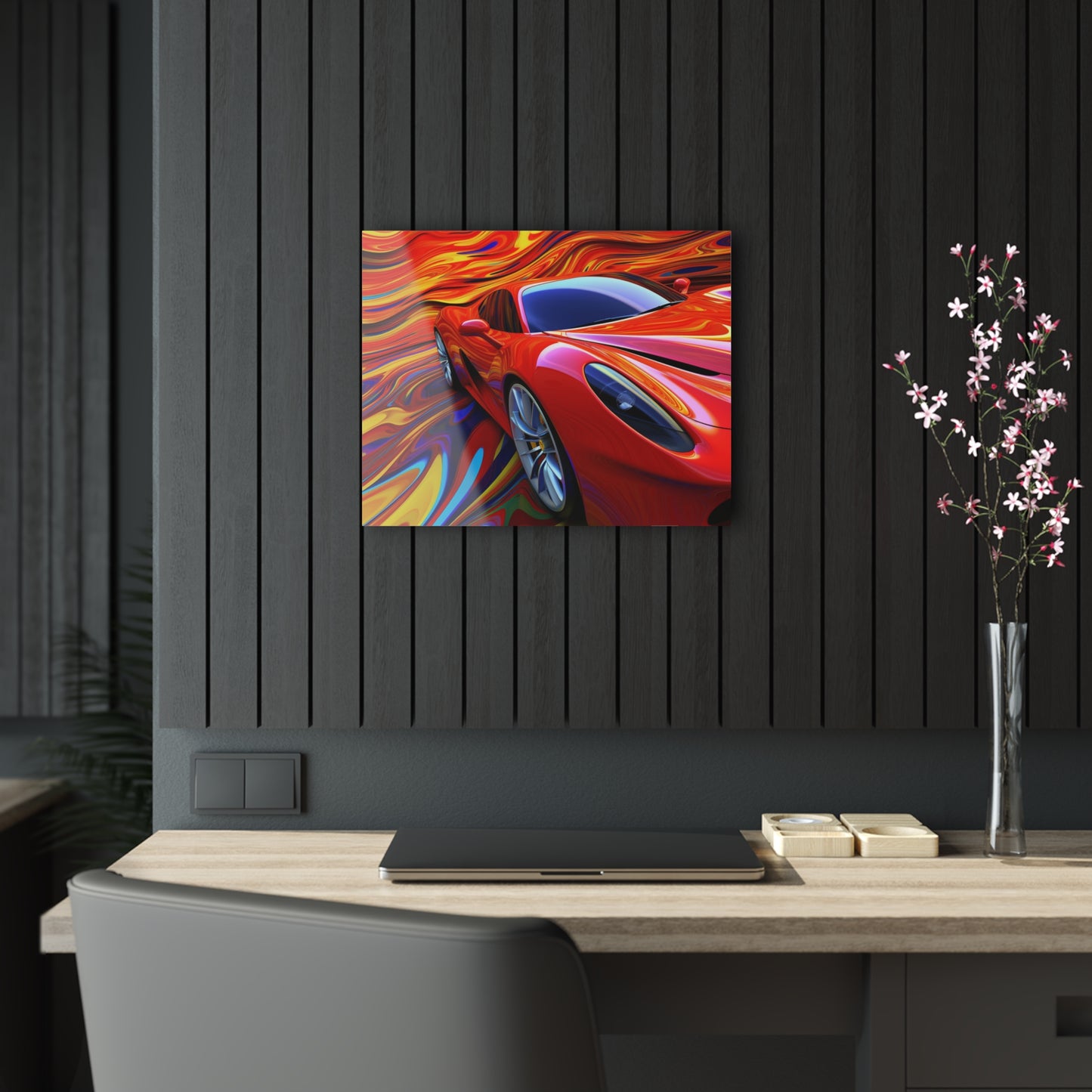 Acrylic Prints Ferrari Water Fusion 4