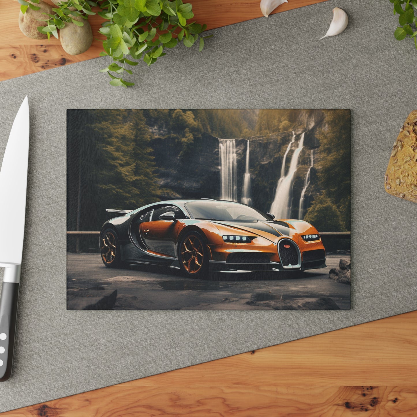 Glass Cutting Board Bugatti Waterfall 3