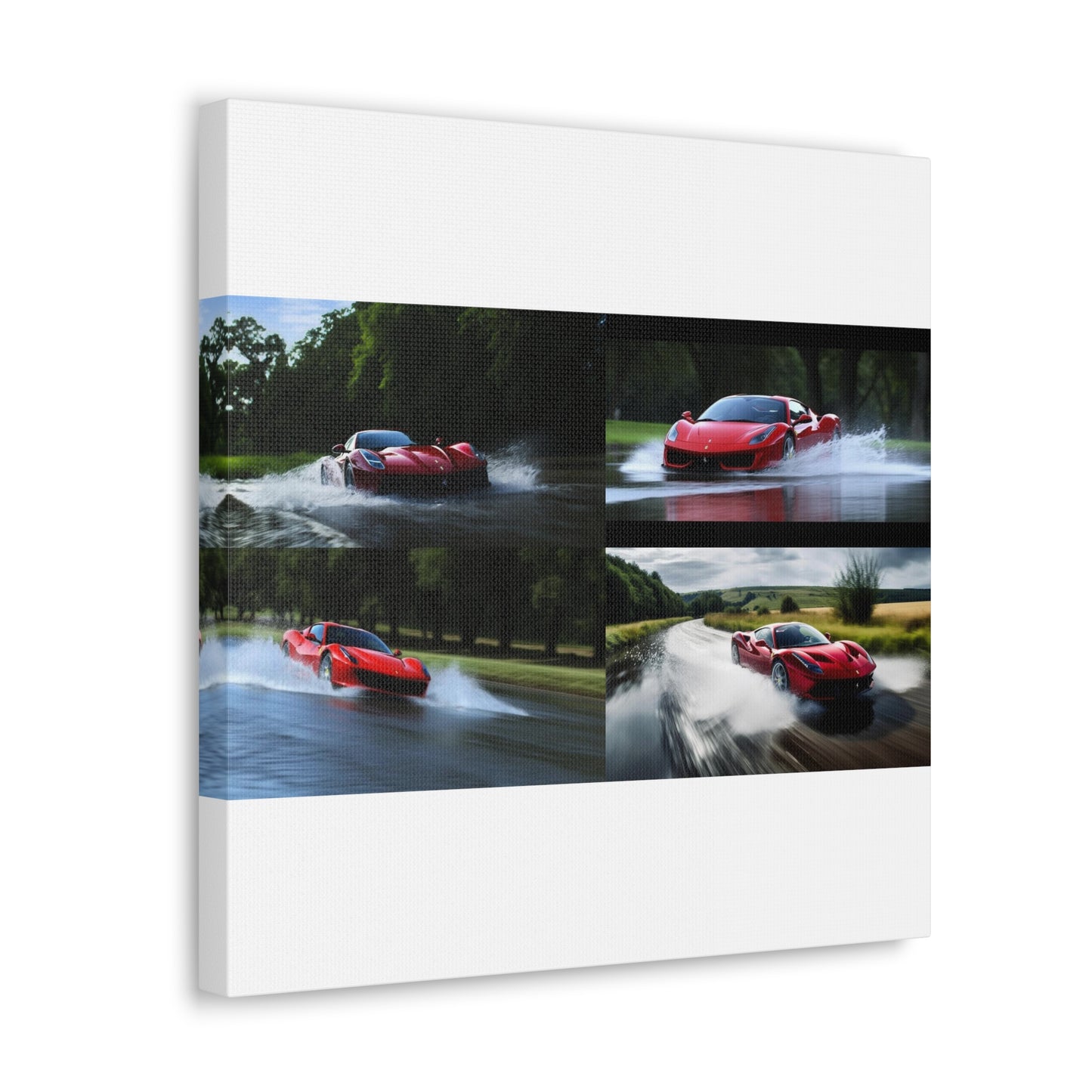 Canvas Gallery Wraps Water Ferrari Splash 5