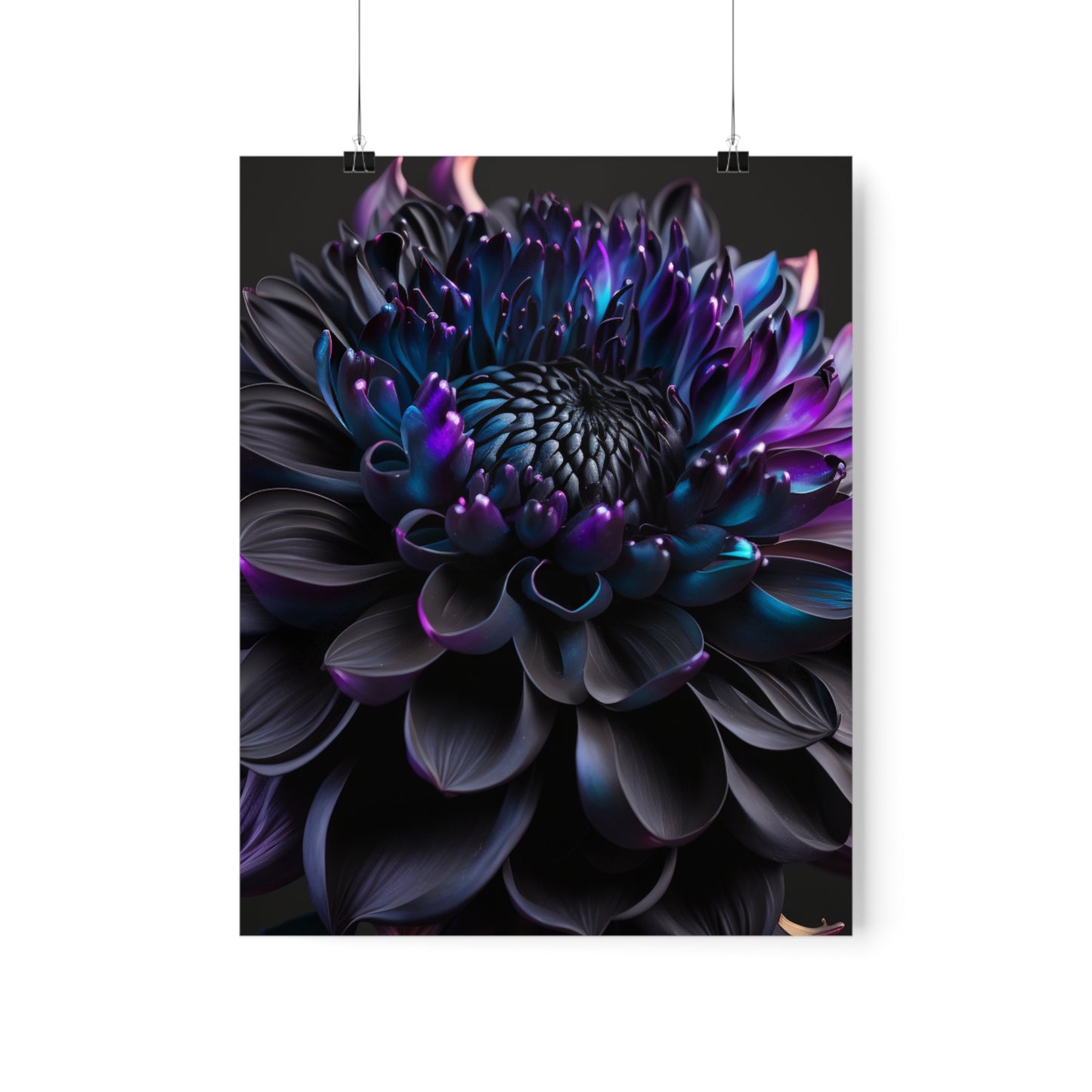 Premium Matte Vertical Posters Dahlia Purple 2